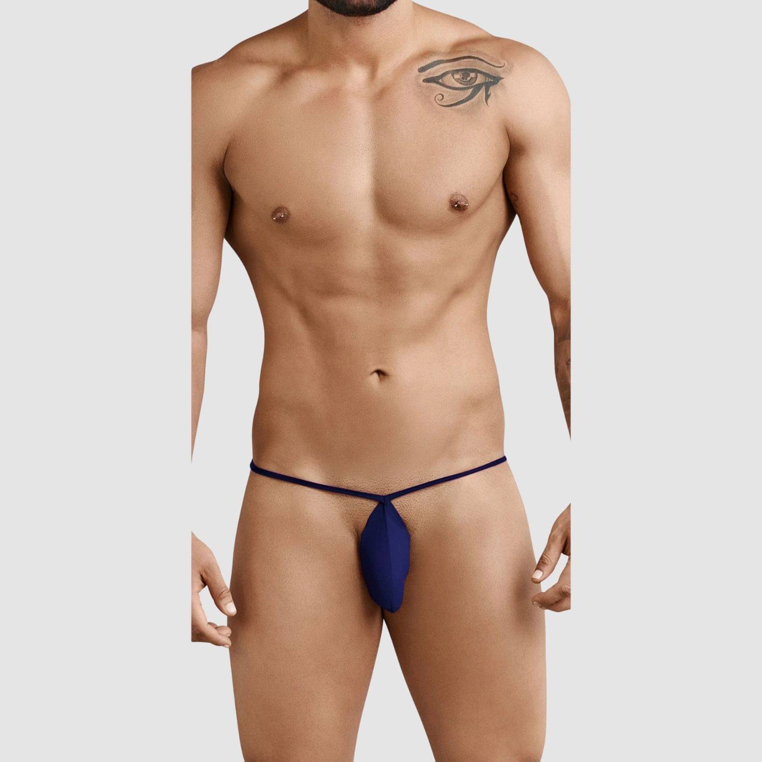 LoveAasan Pack of 1 Microfibre G-String For Men's ( Navy Blue ) LoveAasan Pack of 1 Microfibre G-String For Men's ( Navy Blue )