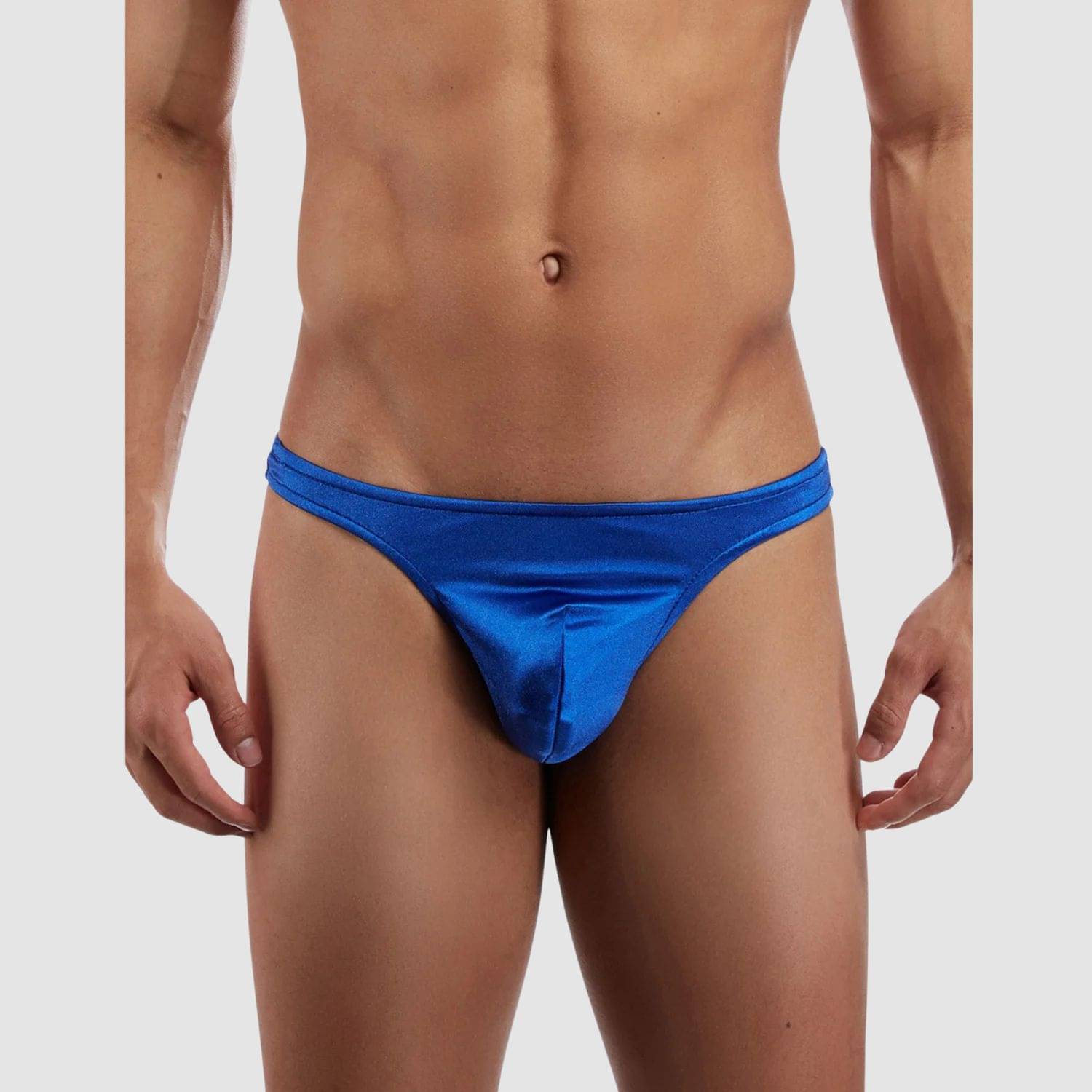 LoveAasan Pack of 1 Microfibre Thongs For Men's ( Blue )     			LoveAasan Pack of 1 Microfibre Thongs For Men's ( Blue )
