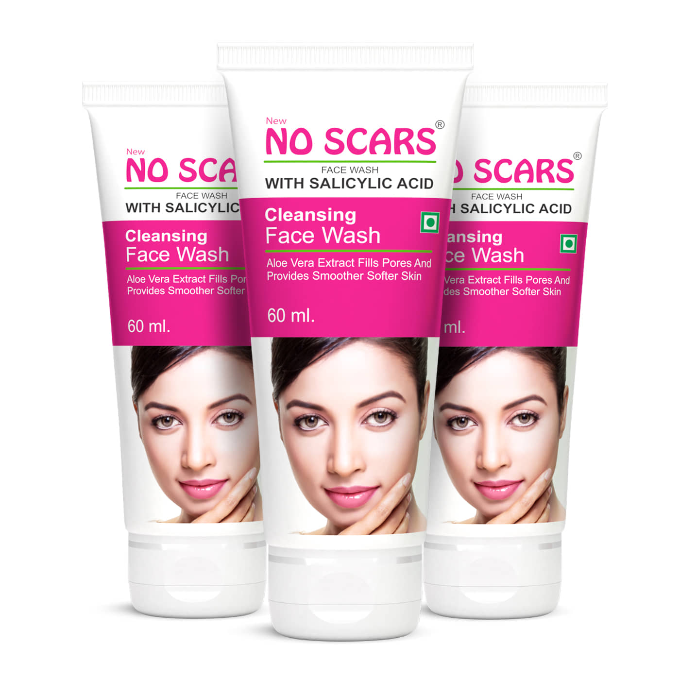NO SCARS Face Wash - Pore Care Face Wash For All Skin Type ( Pack of 3 )