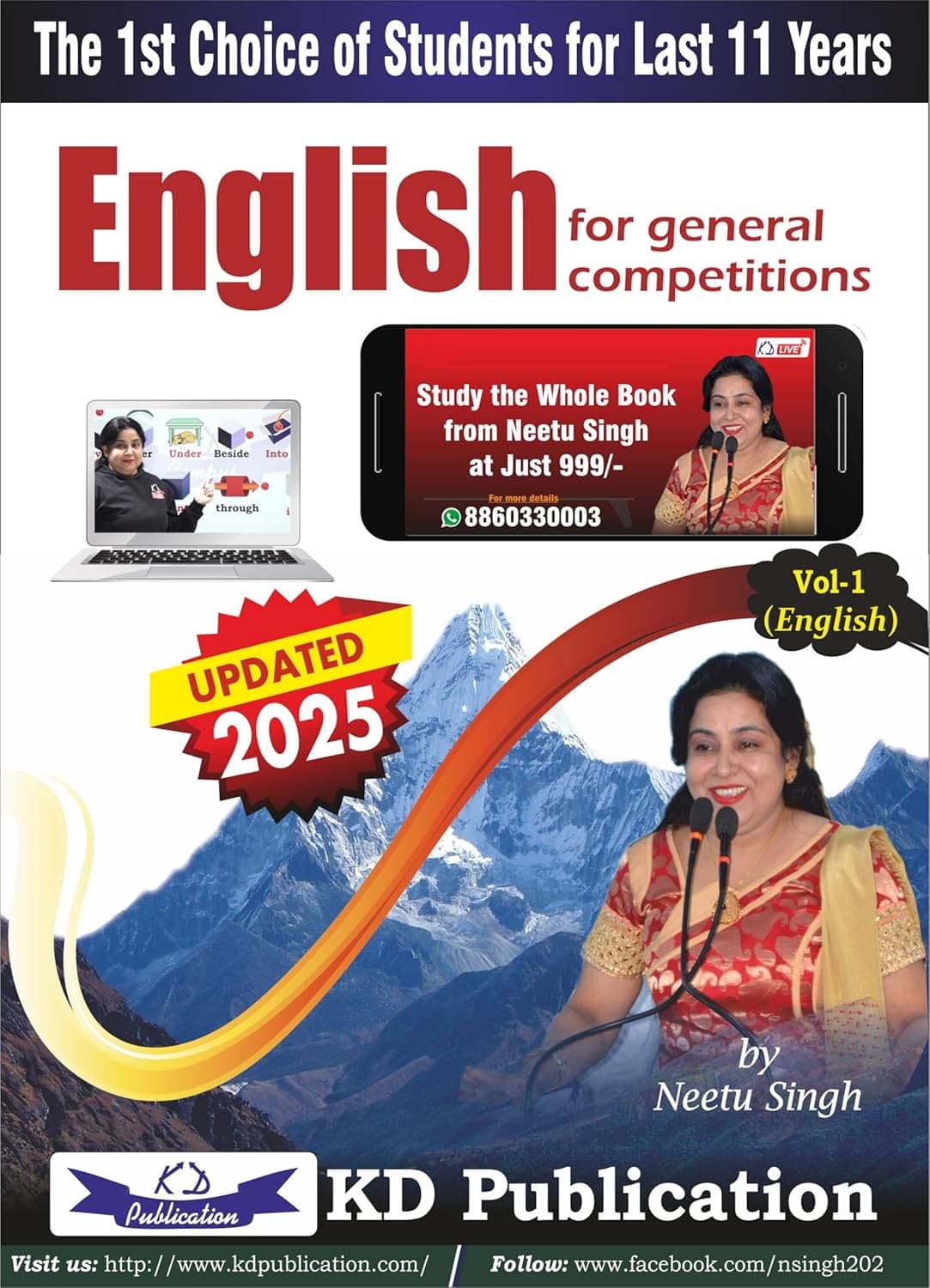 Neetu Singh Vol-1 | English for General Competitions | Updated 2025 Edition | KD Publication | Best For All Government Exams Paperback – 1 April 2025 Neetu Singh Vol-1 | English for General Competitions | Updated 2025 Edition | KD Publication | Best For All Government Exams Paperback – 1 April 2025