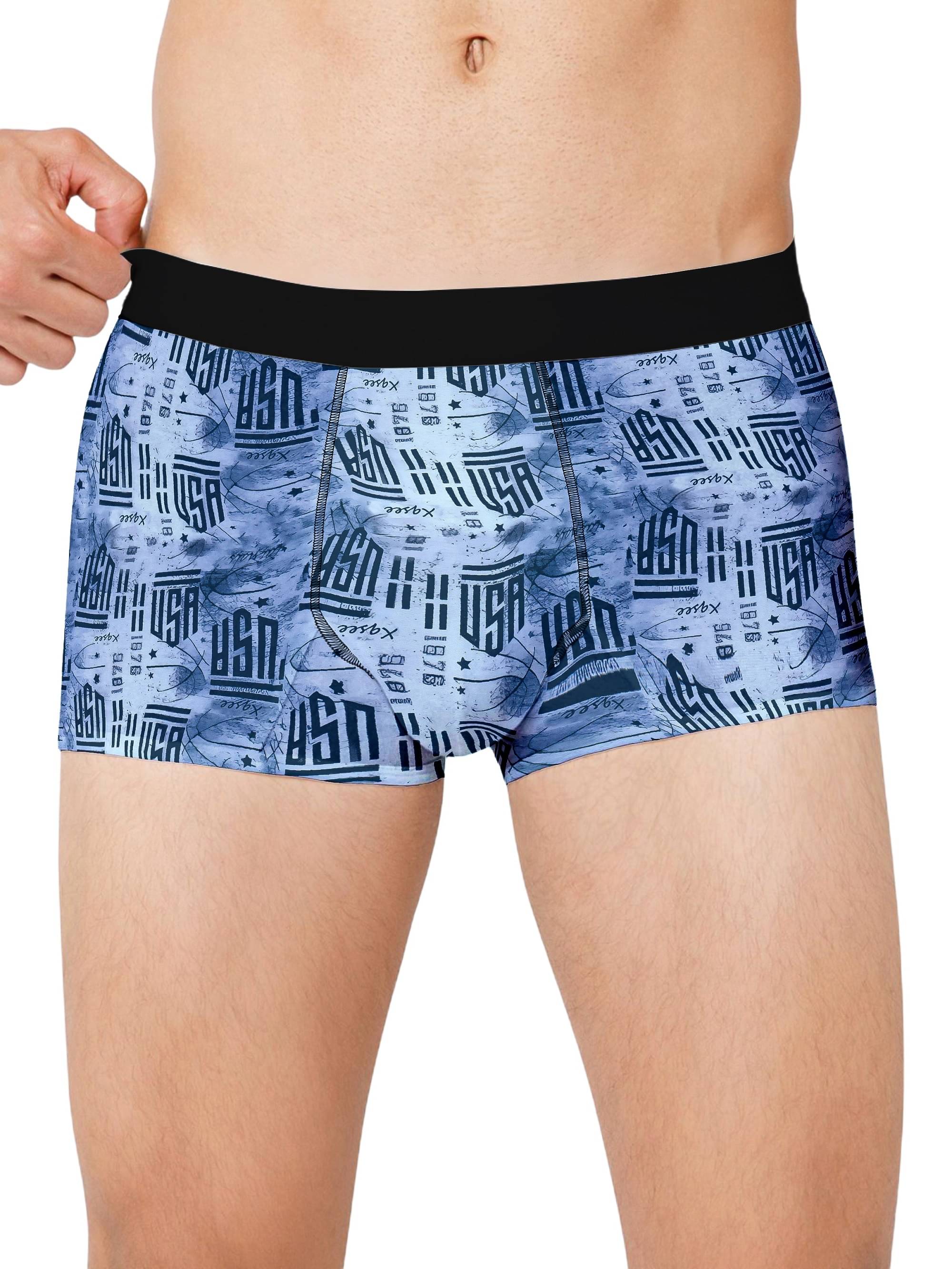PaheliRani Pack of 3 Nylon Trunks For Men's ( Multicolor2 ) PaheliRani Pack of 3 Nylon Trunks For Men's ( Multicolor2 )