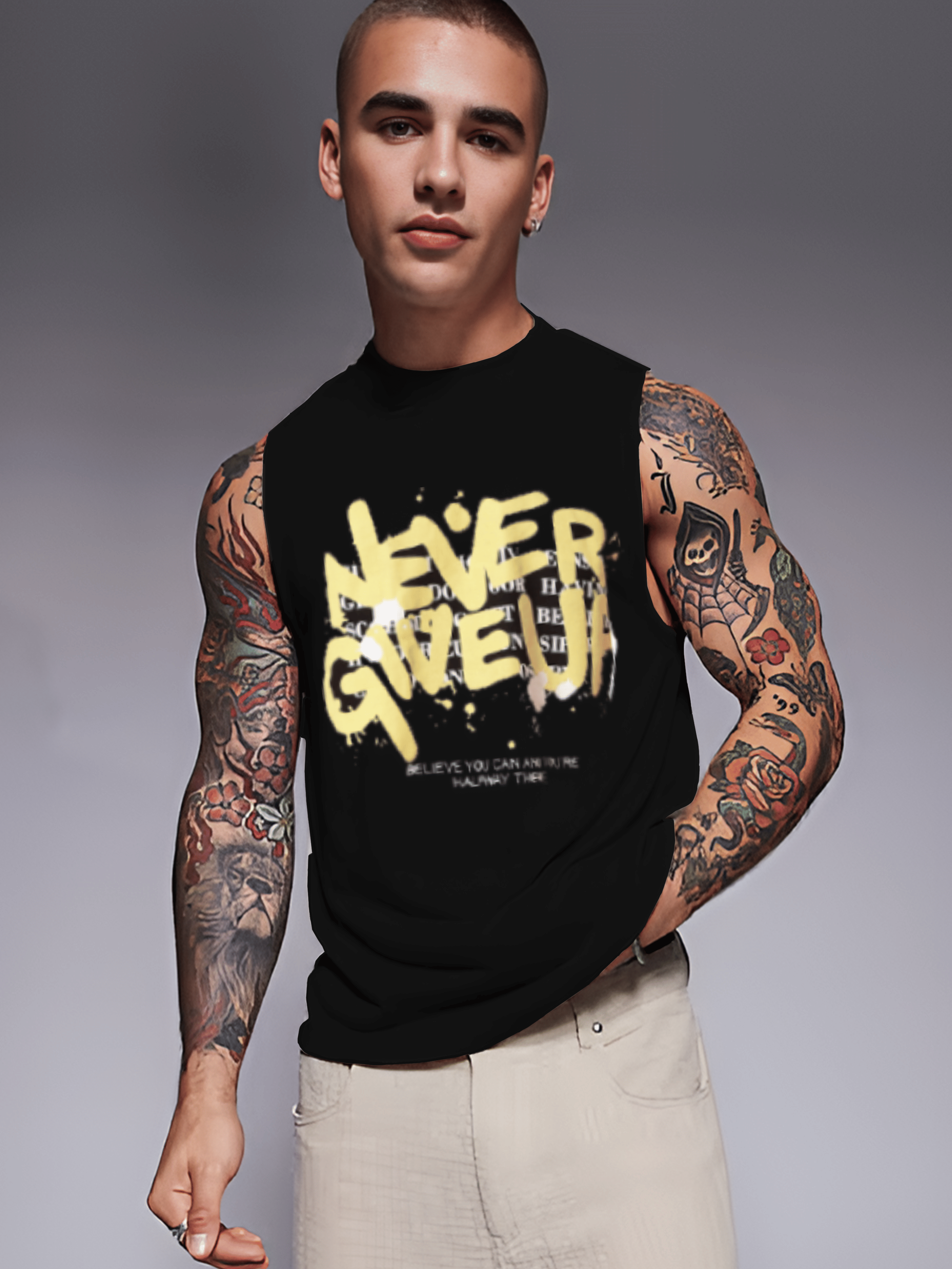 Rigo Men Cotton Blend Oversized Fit Printed T-Shirt ( Black ) Rigo Men Cotton Blend Oversized Fit Printed T-Shirt ( Black )