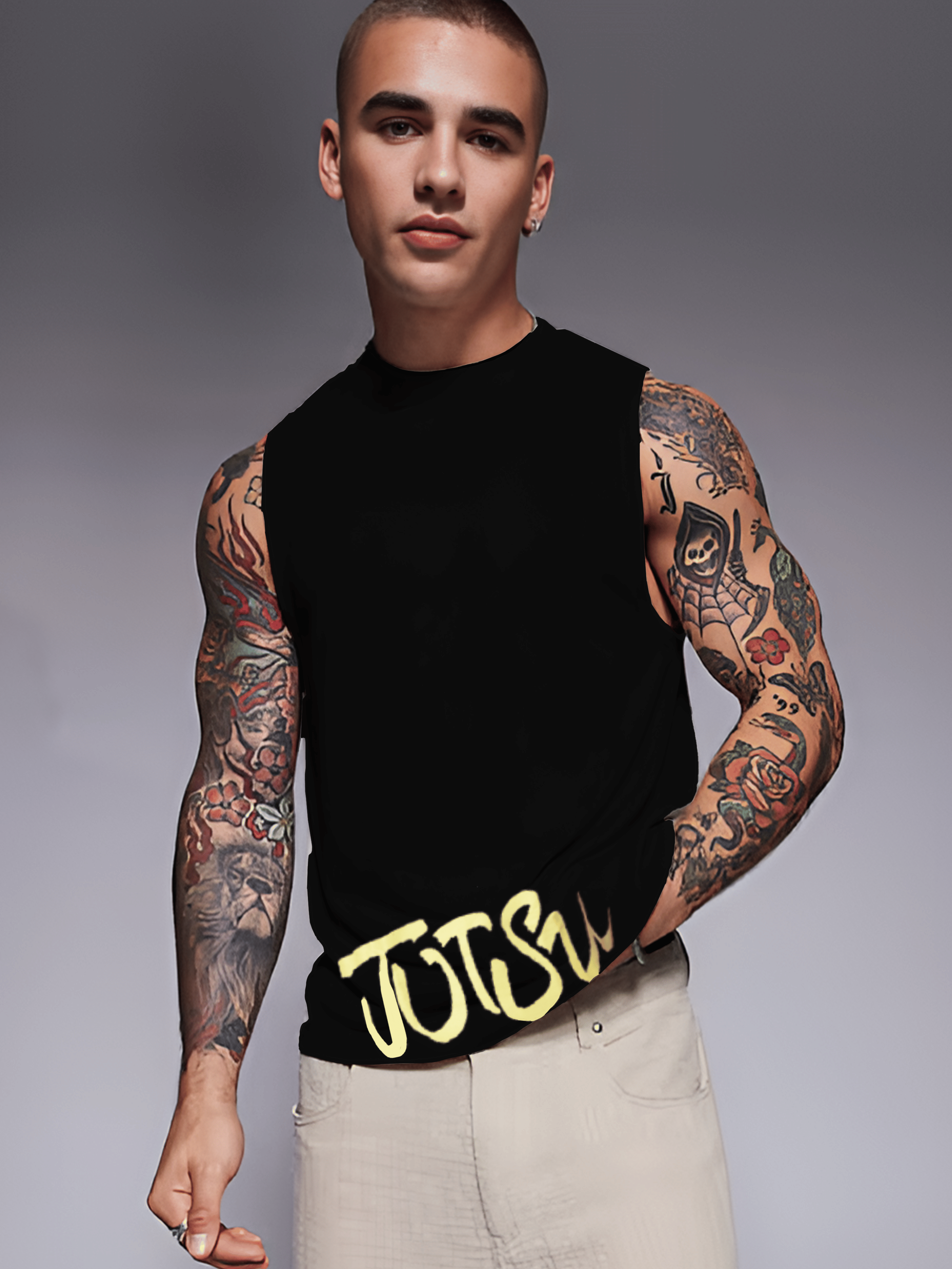     			Rigo Men Cotton Blend Oversized Fit Printed T-Shirt ( Green )