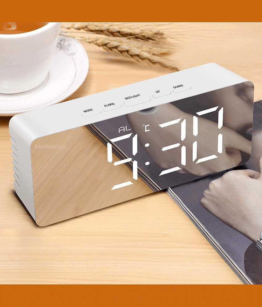 Ajanta Rectangular Digital Wall Clock OLC 103 x cm