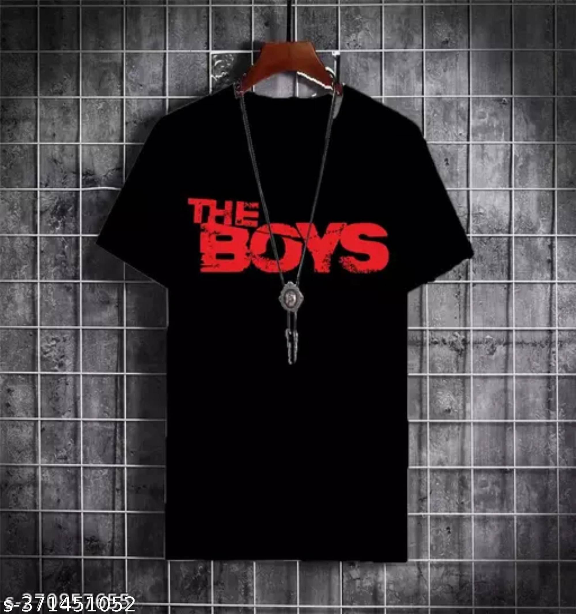SNAZZY CLAD Men Polyester Regular Fit Printed T-Shirt ( Black ) SNAZZY CLAD Men Polyester Regular Fit Printed T-Shirt ( Black )