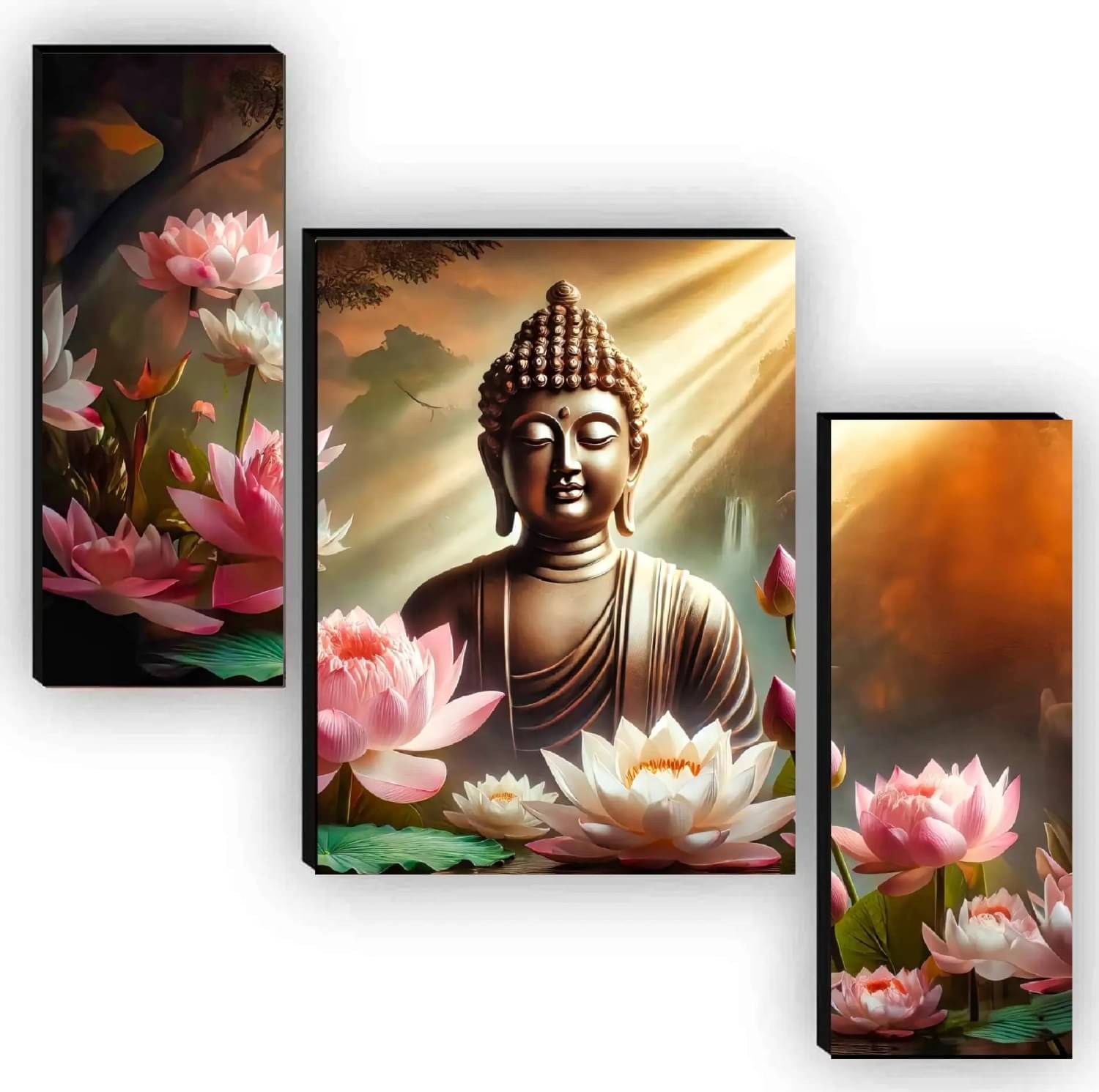 SNDArt MDF Wall Hanging Multicolour Single Photo Frame No. of Pieces- 3 SNDArt MDF Wall Hanging Multicolour Single Photo Frame No. of Pieces- 3