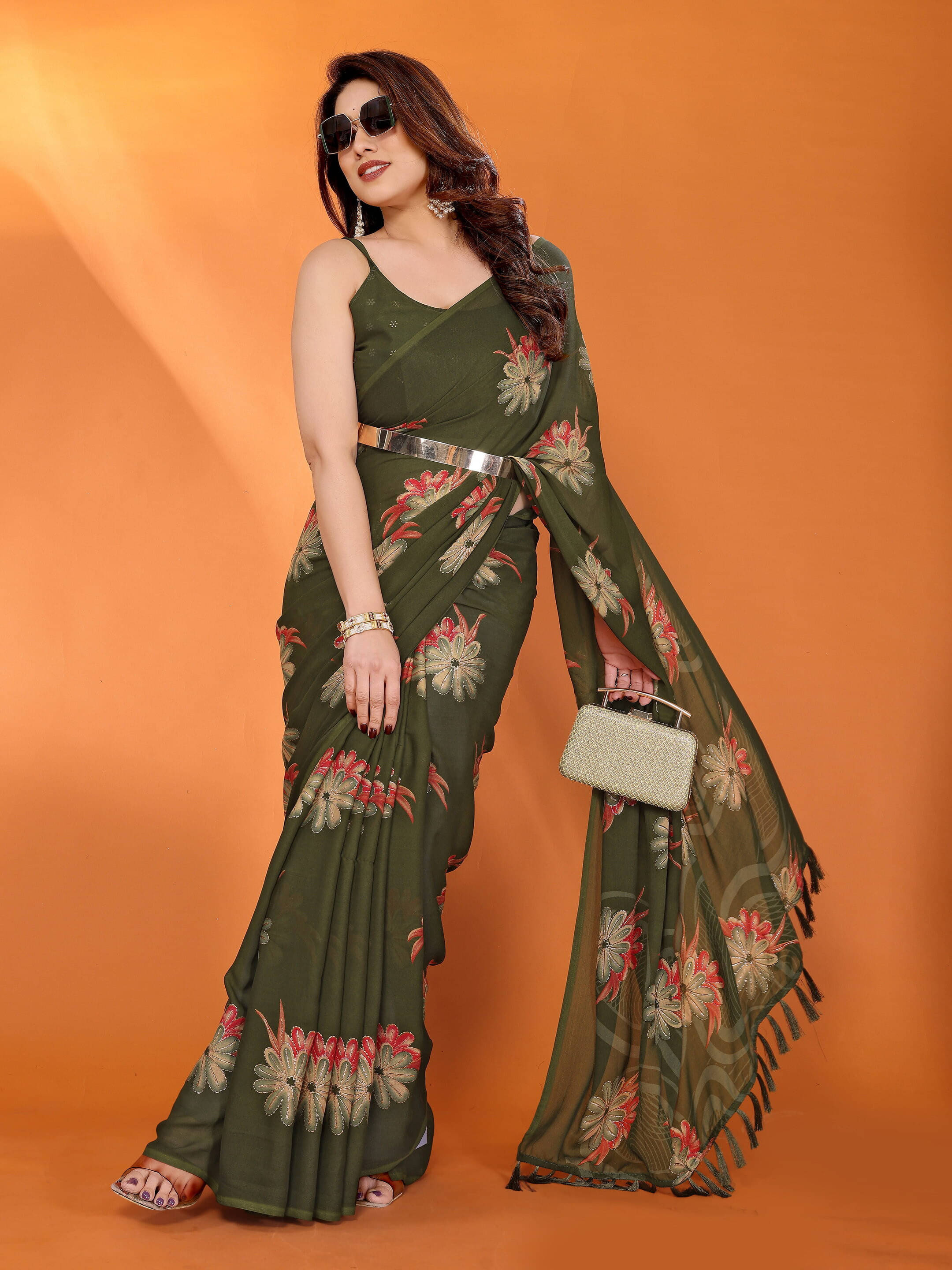 Sadika Silk Blend Embellished Saree With Unstitched Blouse Piece ( Light Green ) Sadika Silk Blend Embellished Saree With Unstitched Blouse Piece ( Light Green )