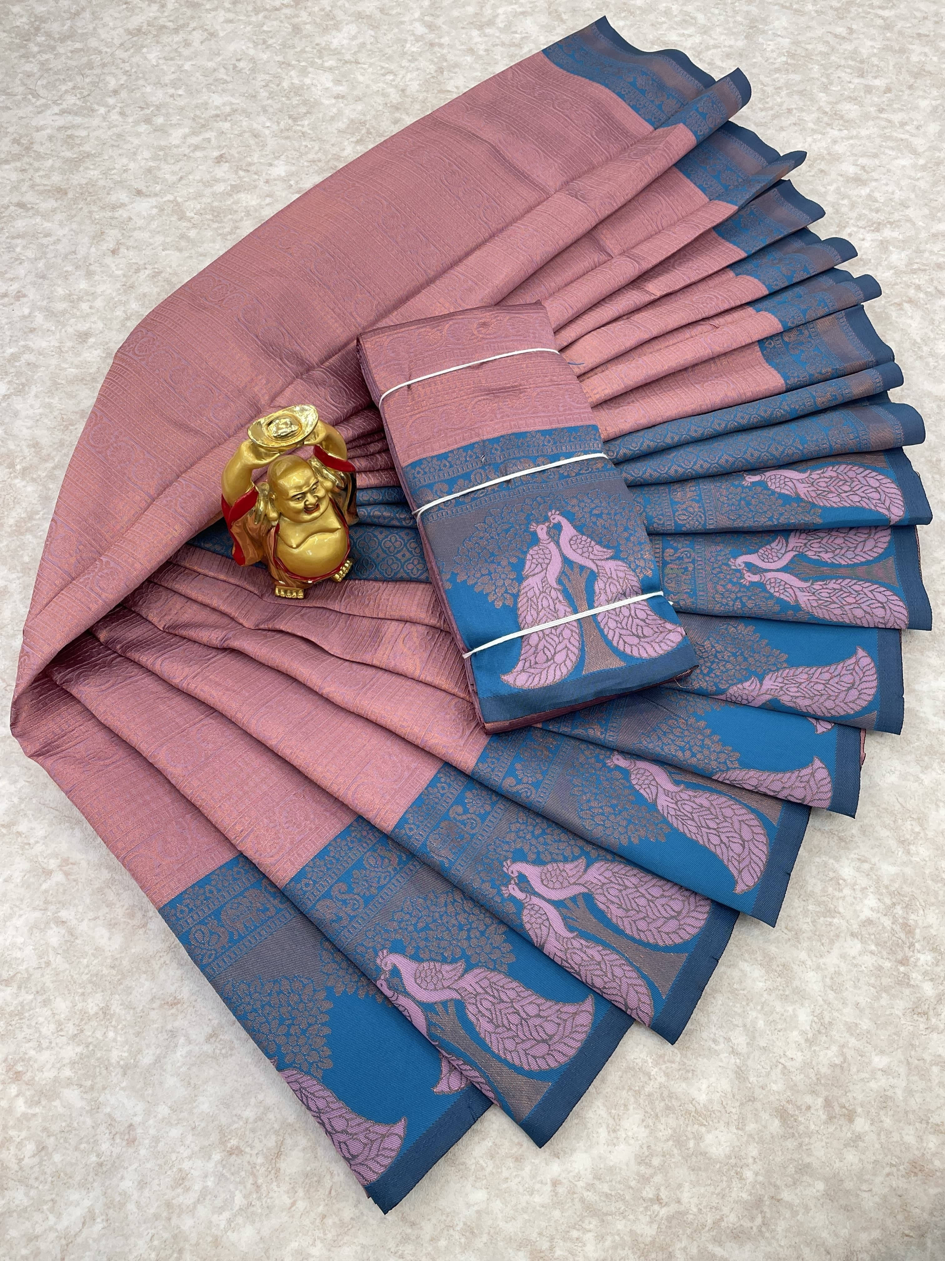     			Sadika Silk Woven Saree With Unstitched Blouse Piece ( Pink )