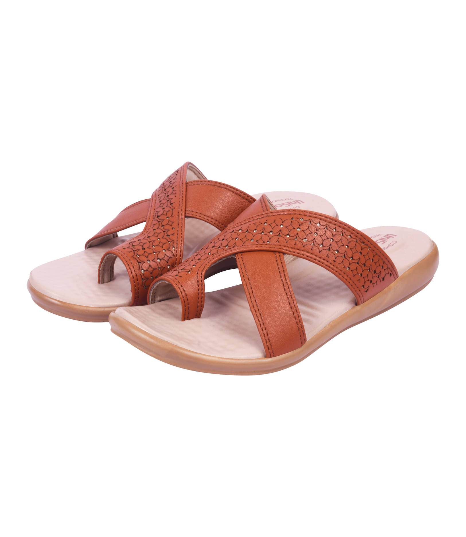     			Unisoft Tan Women's Slipper