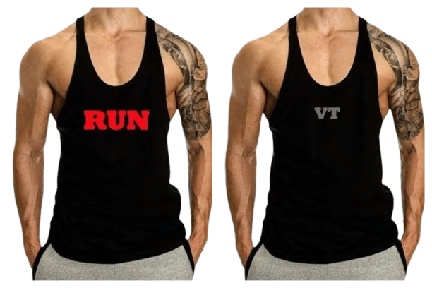 VTSports Pack of 2 Polyester Gym Vest For Men ( Multicolor ) VTSports Pack of 2 Polyester Gym Vest For Men ( Multicolor )