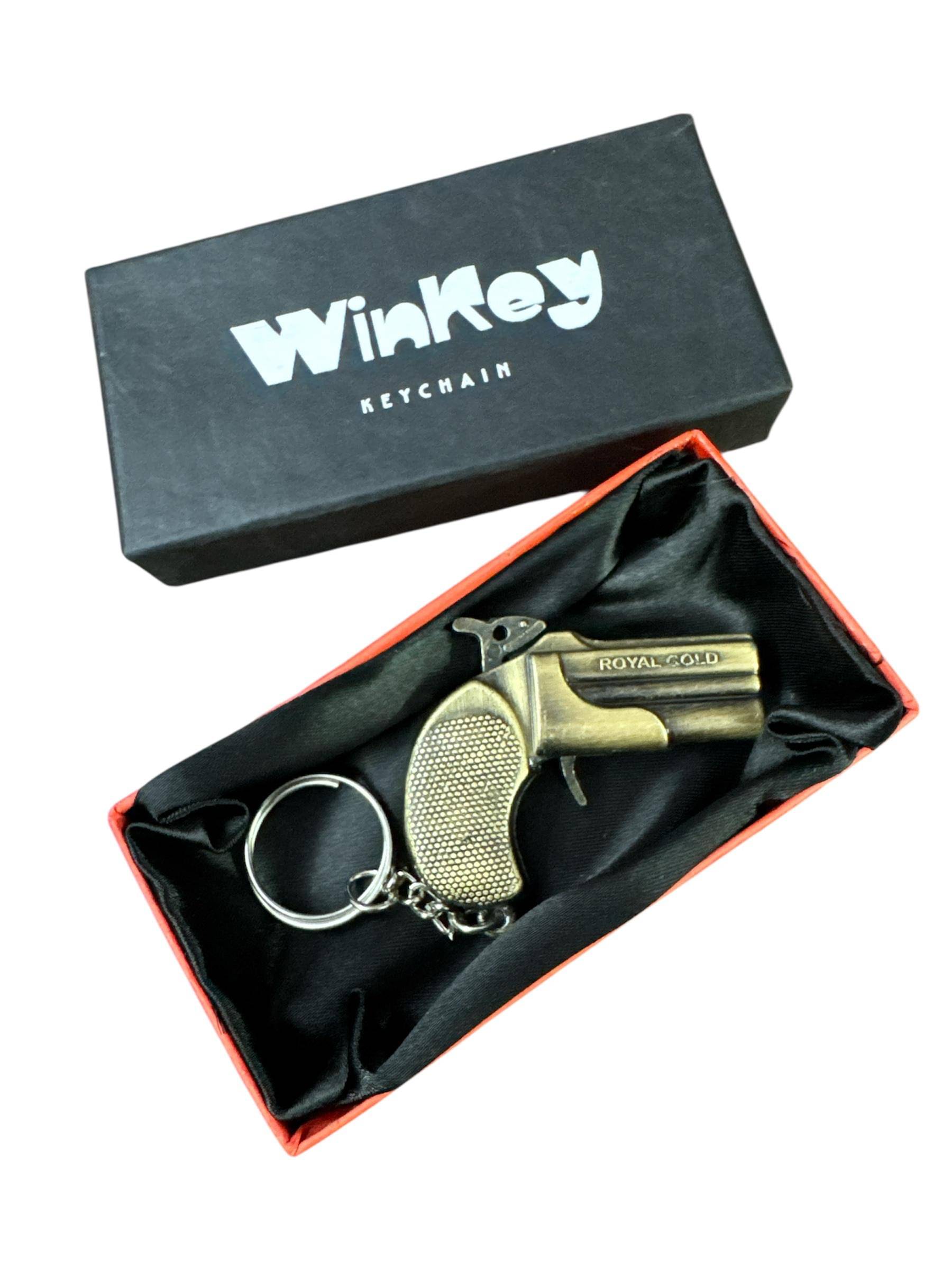 WinKey Metallic Keychain Renault Single Golden     			WinKey Metallic Keychain Renault Single Golden