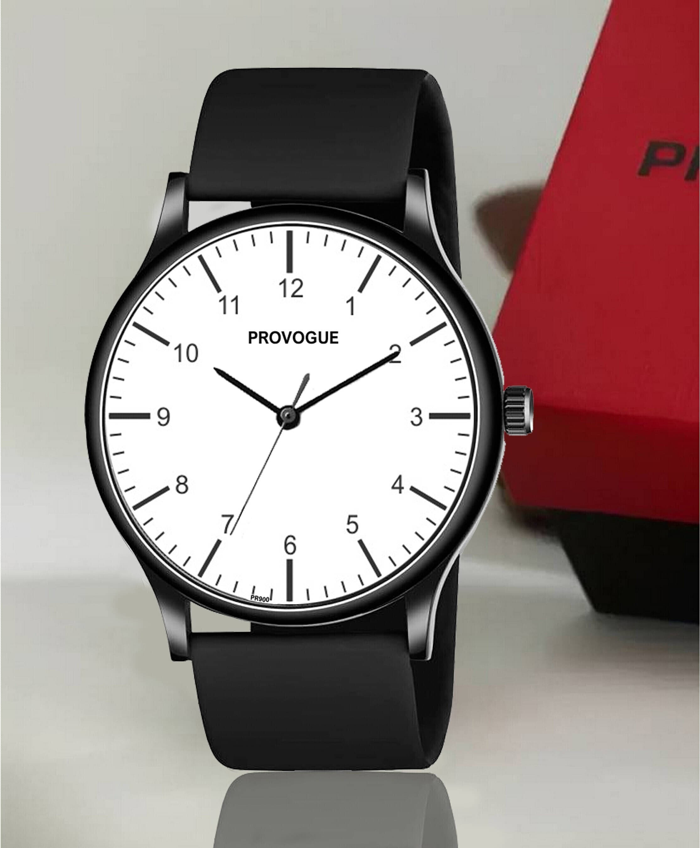     			ZETWAL Black Silicon Analog Men's Watch