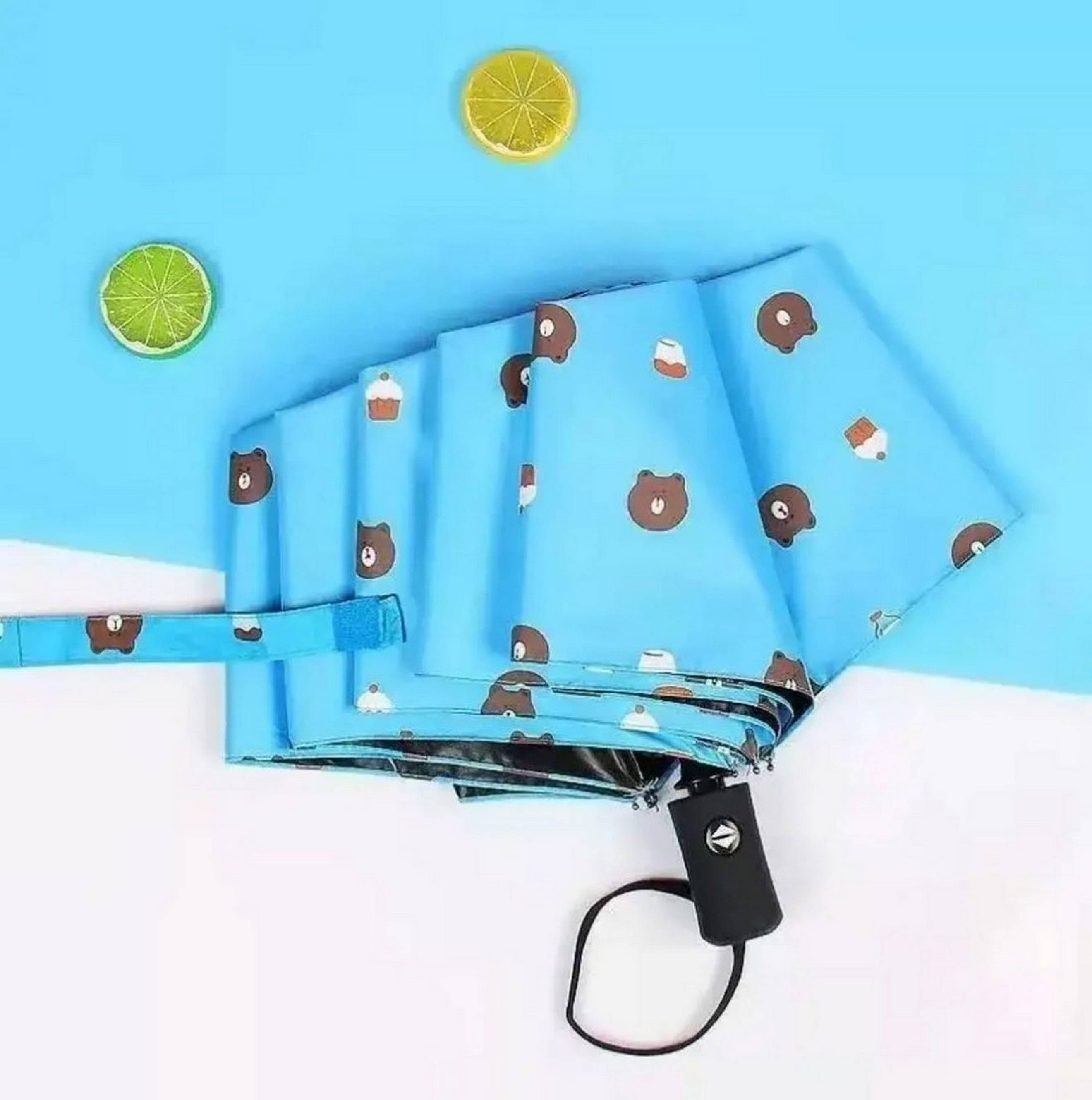 Infispace Blue 3 Fold Umbrella Infispace Blue 3 Fold Umbrella