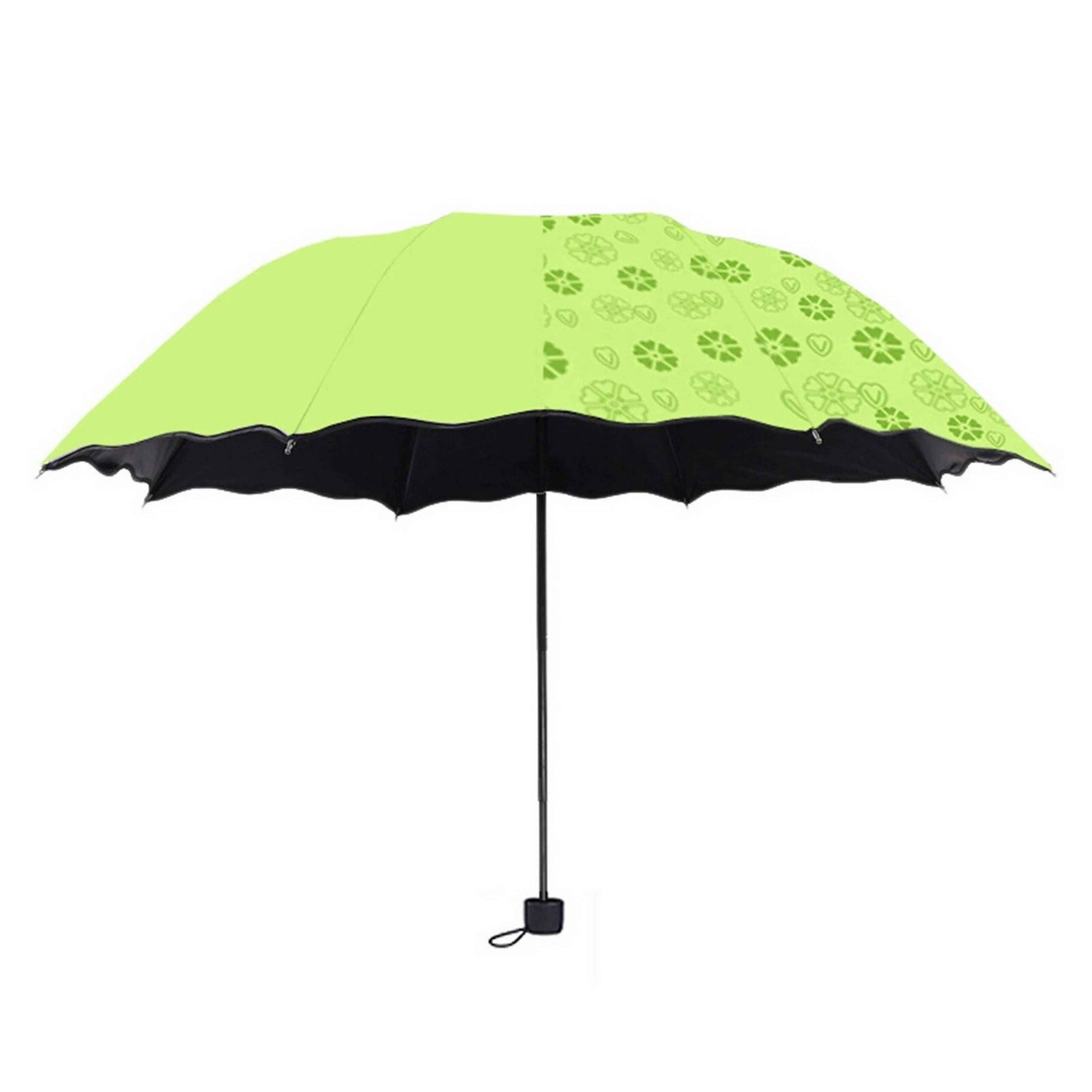     			Infispace Green 3 Fold Umbrella