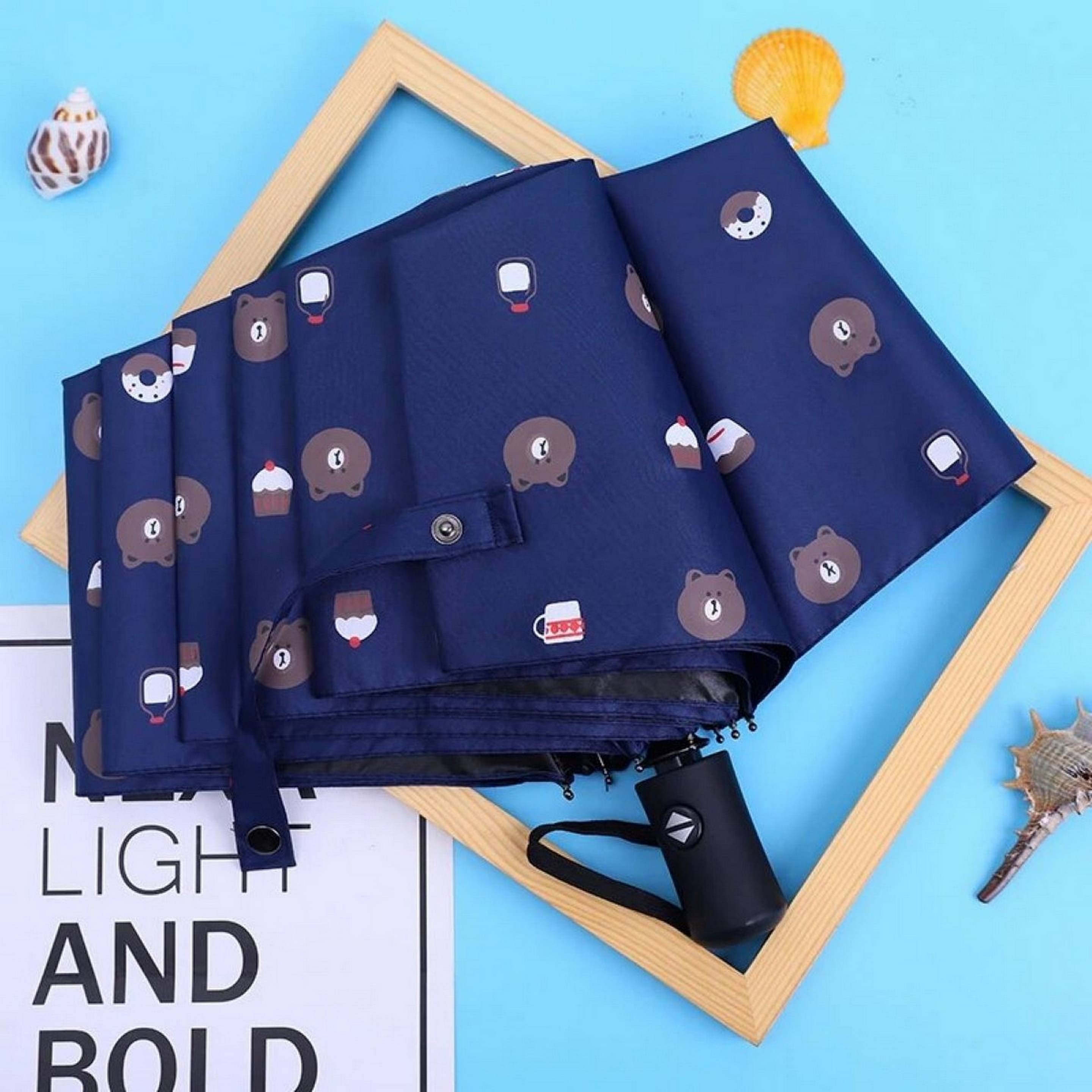 Infispace Navy 3 Fold Umbrella Infispace Navy 3 Fold Umbrella