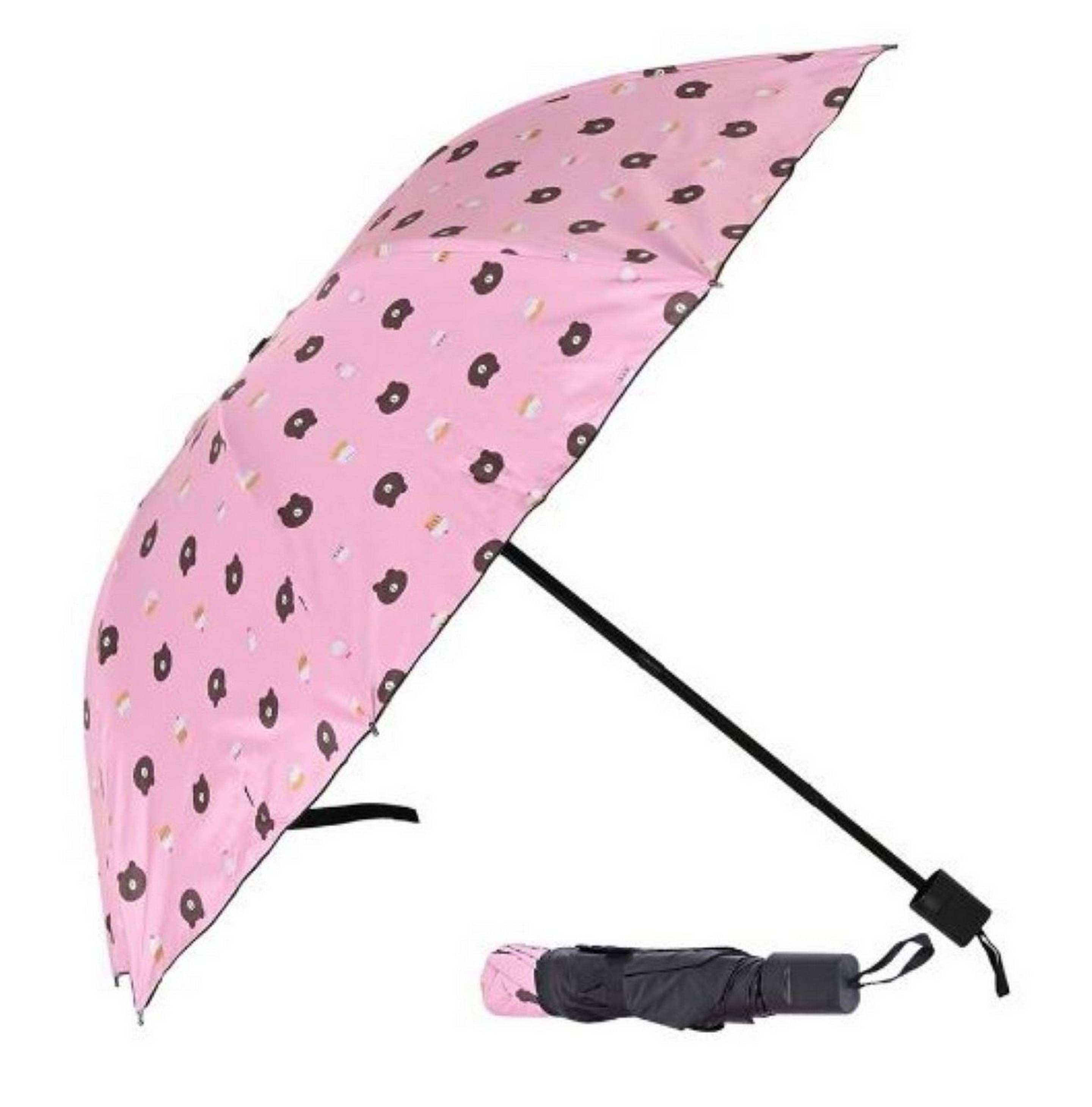     			Infispace Pink 3 Fold Umbrella