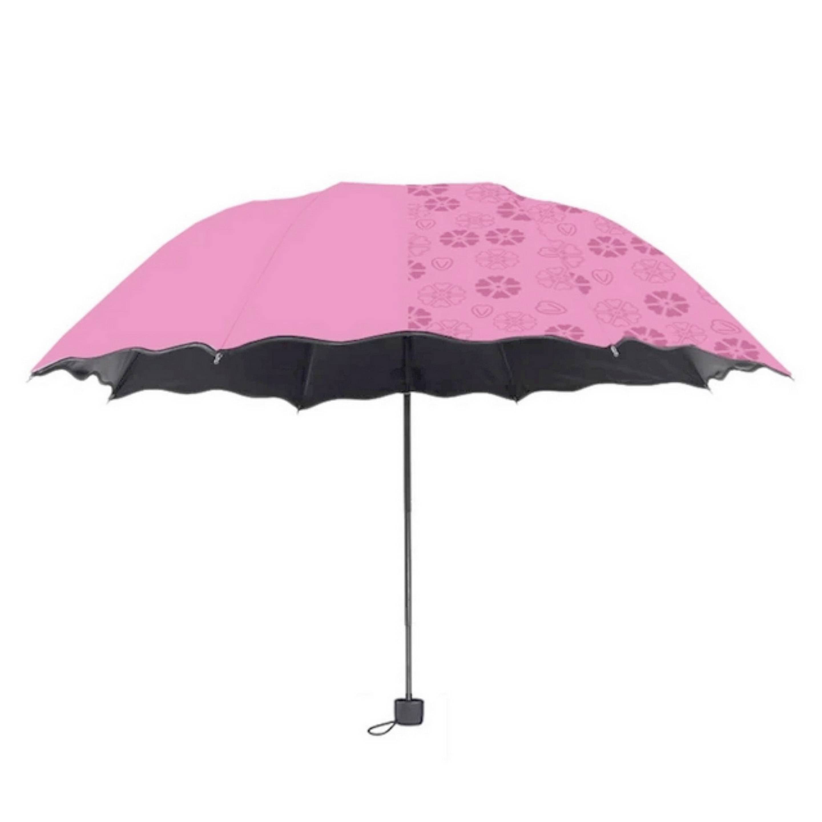     			Infispace Pink 3 Fold Umbrella