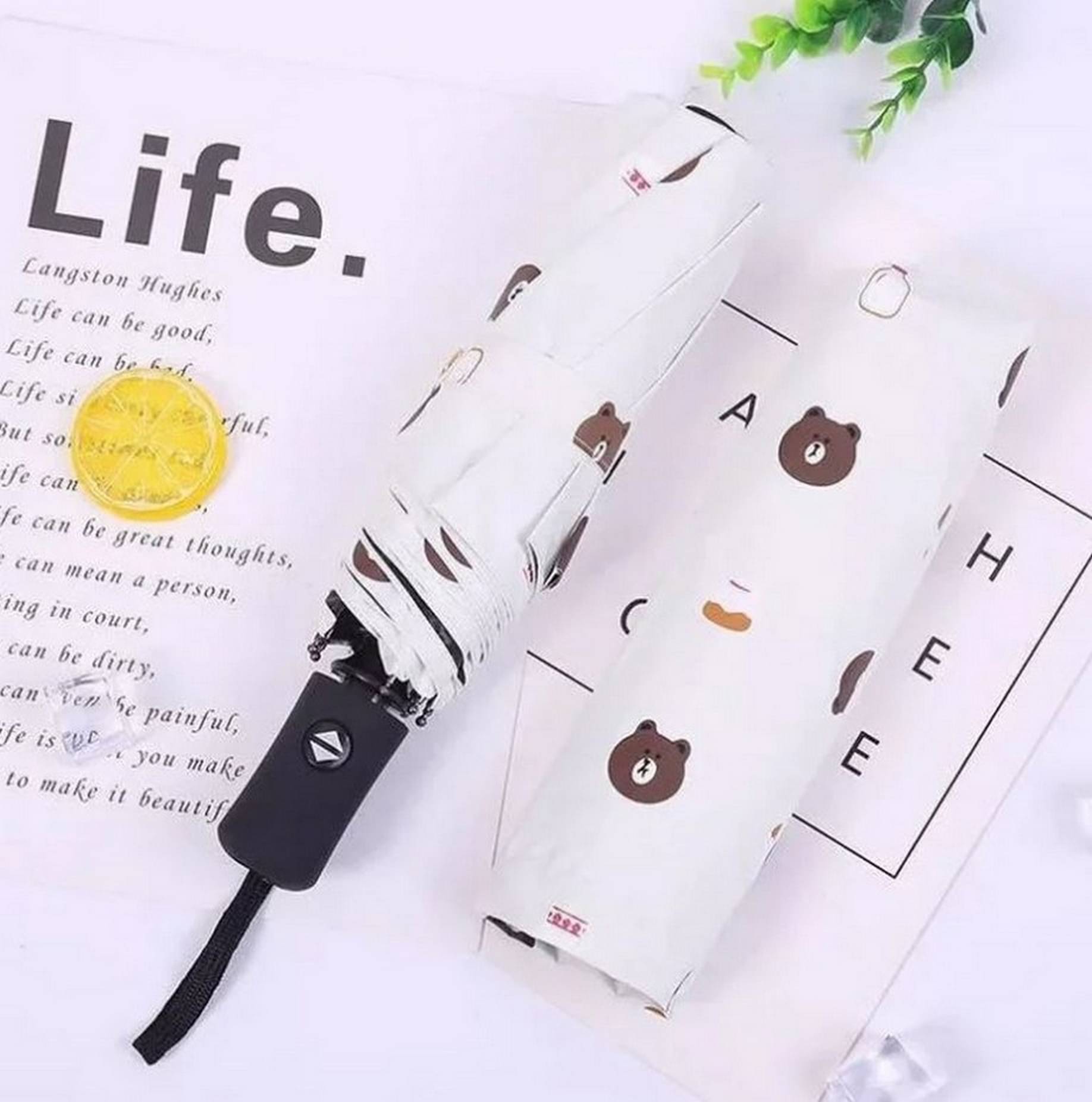 Infispace White 3 Fold Umbrella Infispace White 3 Fold Umbrella
