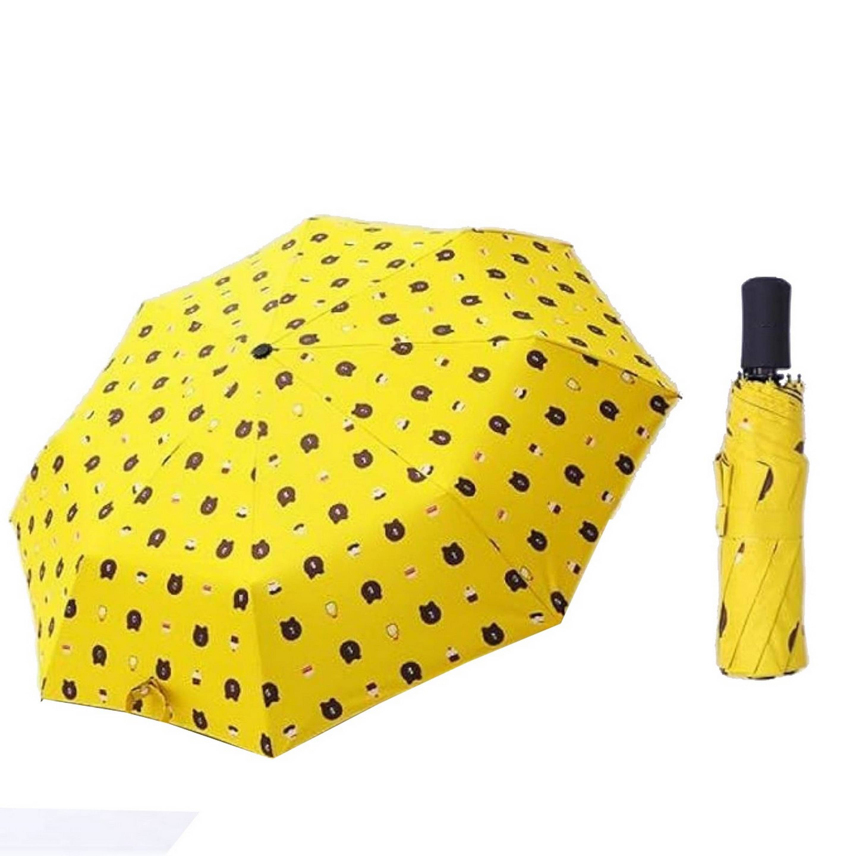 Infispace Yellow 3 Fold Umbrella Infispace Yellow 3 Fold Umbrella