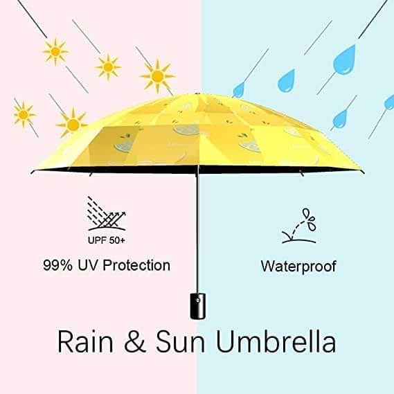 Infispace Yellow 3 Fold Umbrella Infispace Yellow 3 Fold Umbrella