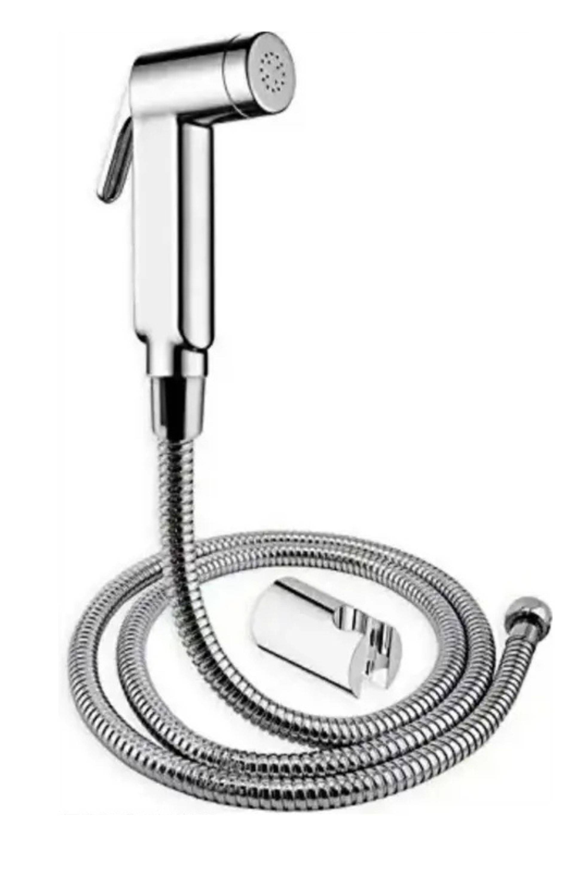     			JABRA CRYSTA ABS Health Faucet | Chrome Finish | 1 Metre Stainless Steel Hose Pipe | with Wall Hook