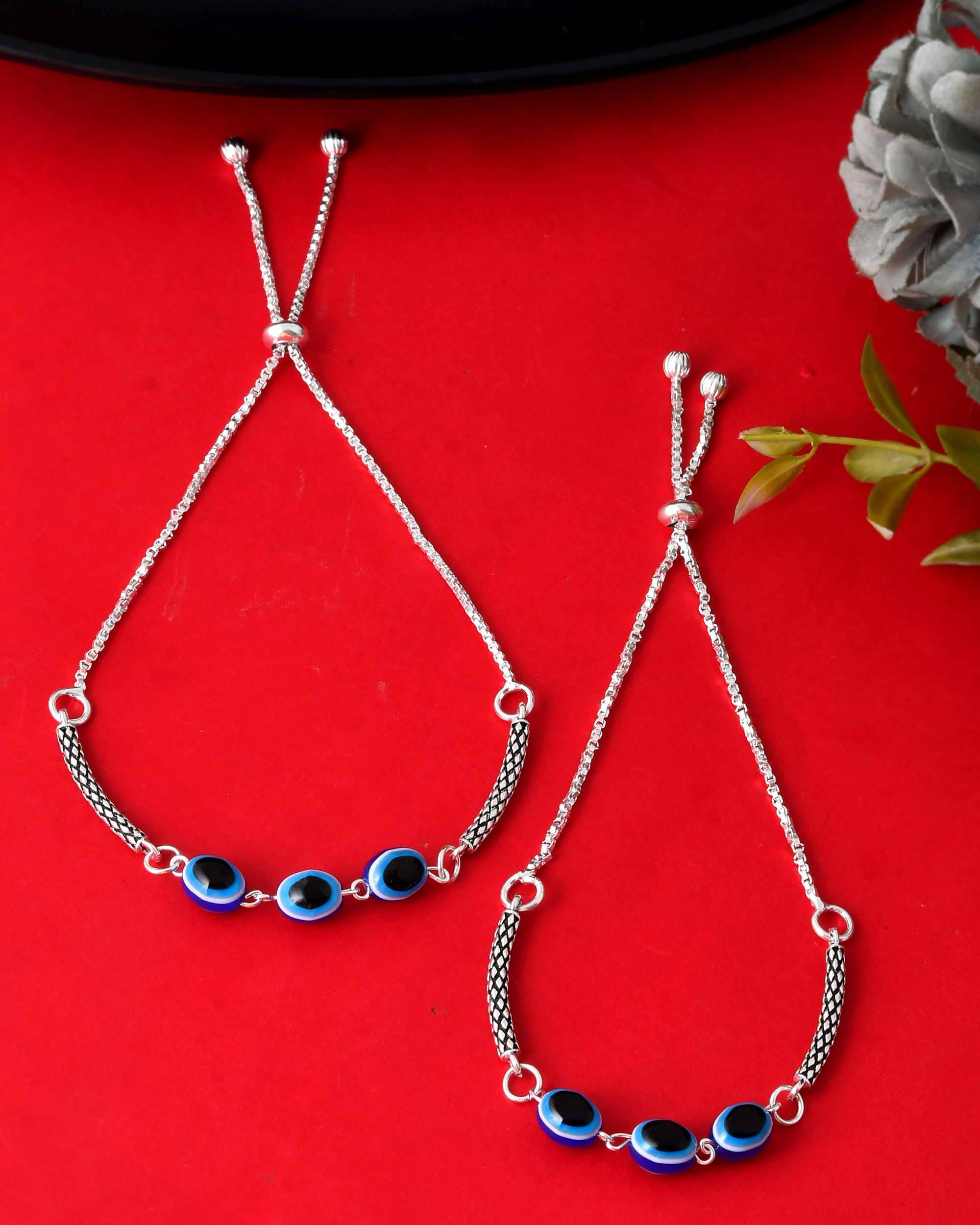 Jewels Nest Silver Anklets ( Pack of 1 ) Jewels Nest Silver Anklets ( Pack of 1 )