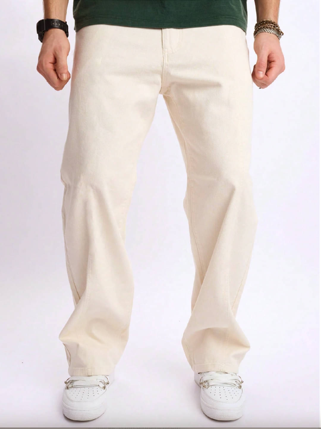 Masterly Weft Relaxed Clean Look Men's Jeans - Beige ( Pack of 1 ) Masterly Weft Relaxed Clean Look Men's Jeans - Beige ( Pack of 1 )