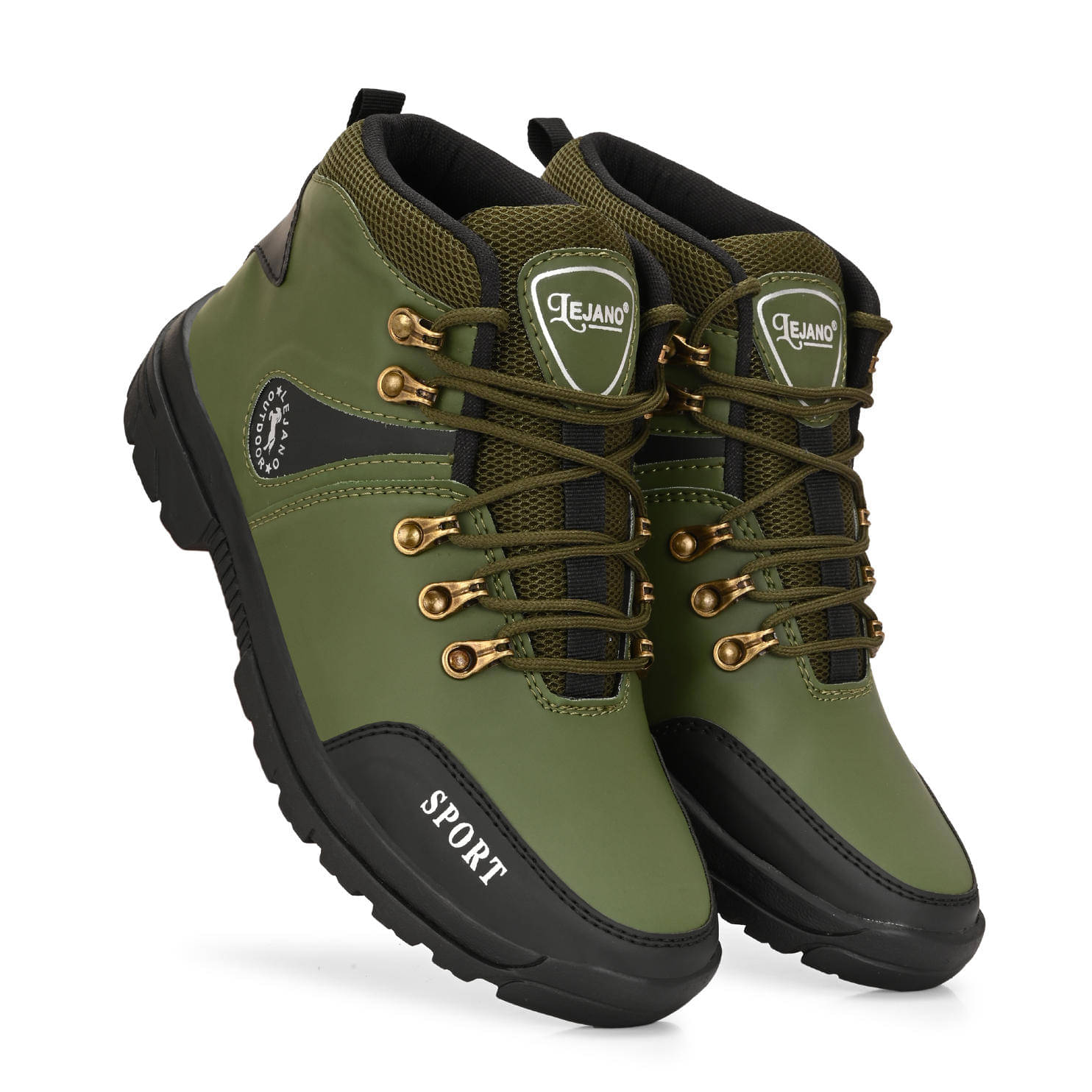 Neakser Green Men's Casual Boots Neakser Green Men's Casual Boots