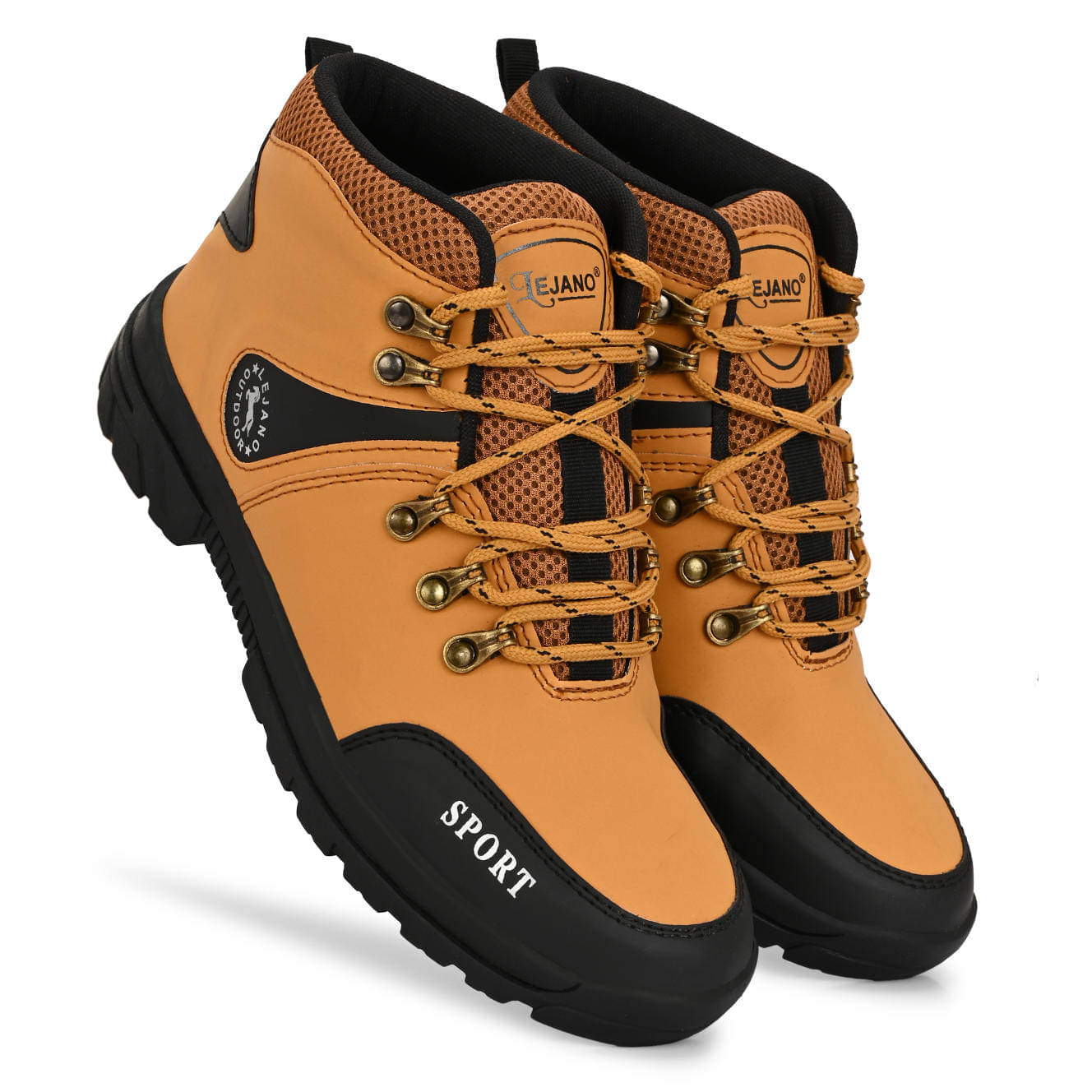     			Neakser Tan Men's Casual Boots