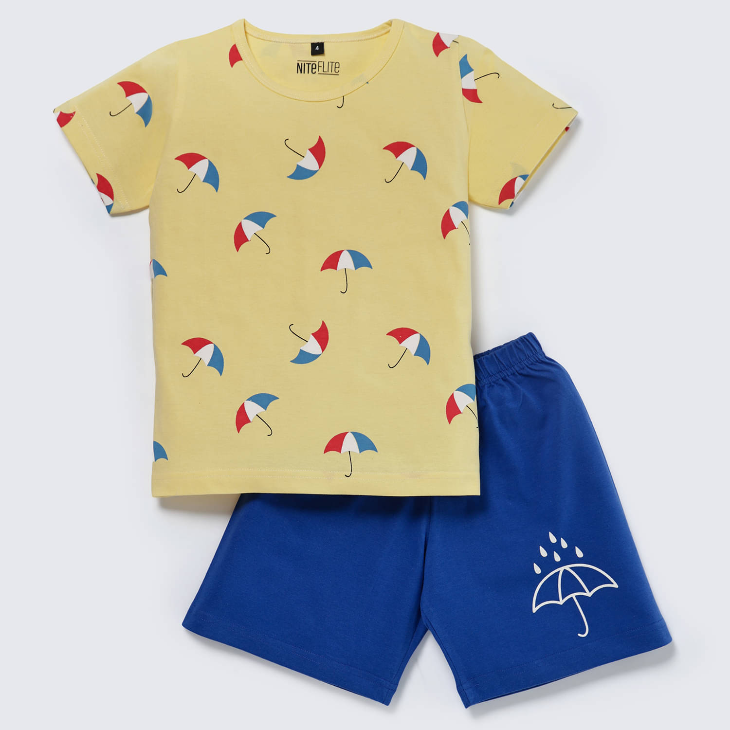 Nite Flite Pack of 1 Boys 100% Cotton Nightsuit Set ( Multicolor 1 ) Nite Flite Pack of 1 Boys 100% Cotton Nightsuit Set ( Multicolor 1 )