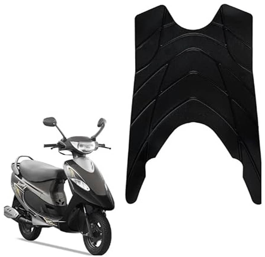     			Pep+ Scooty Mat Washable PVC Floor Mat/Foot Mat Compatible for Pep Plus (1 PC, Black)