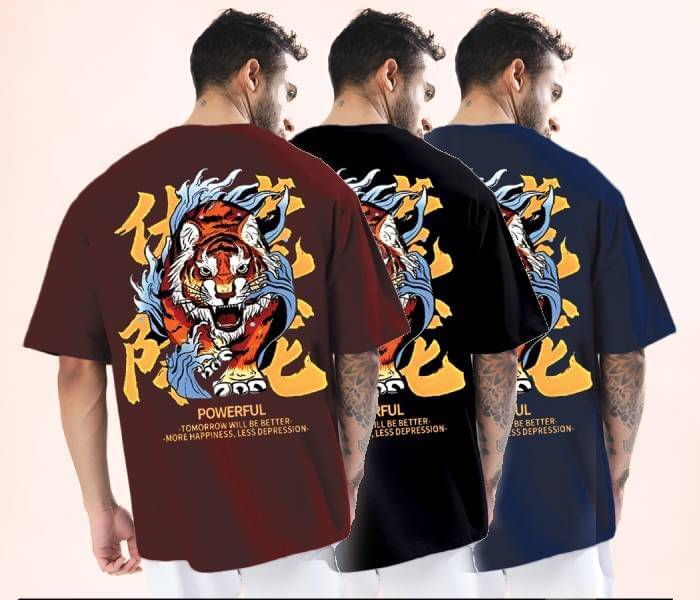 Reya Men Cotton Blend Regular Fit Printed T-Shirt ( Multicolor4 ) Reya Men Cotton Blend Regular Fit Printed T-Shirt ( Multicolor4 )