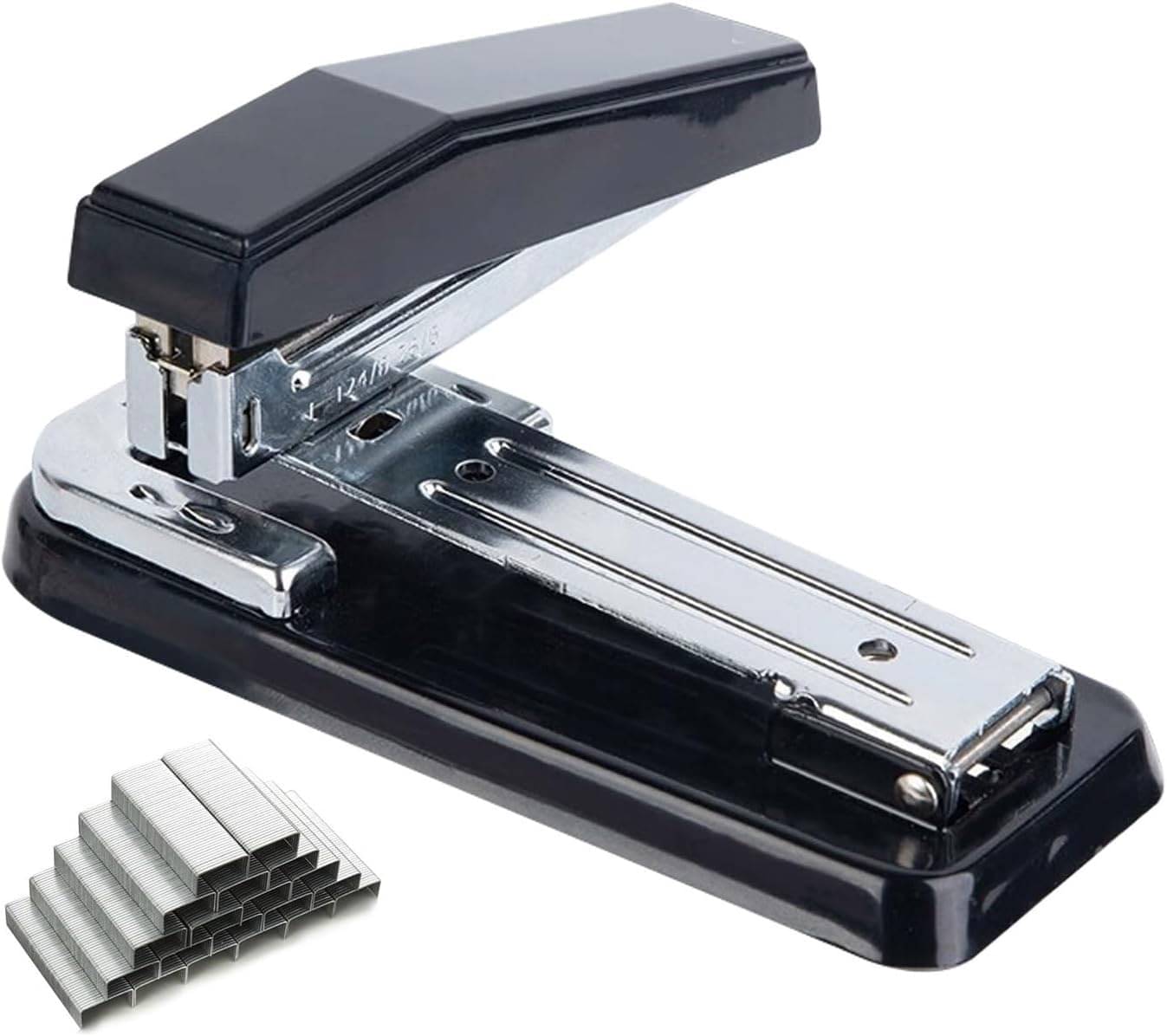     			SHOPONIL 360 Degree Rotating Stapler School Desktop Stapler Portable Standard Staplers for Paper Binding School Office Accessories, Desktop Stapler With Staples Chisel, 25 Paper Sheet Capacity