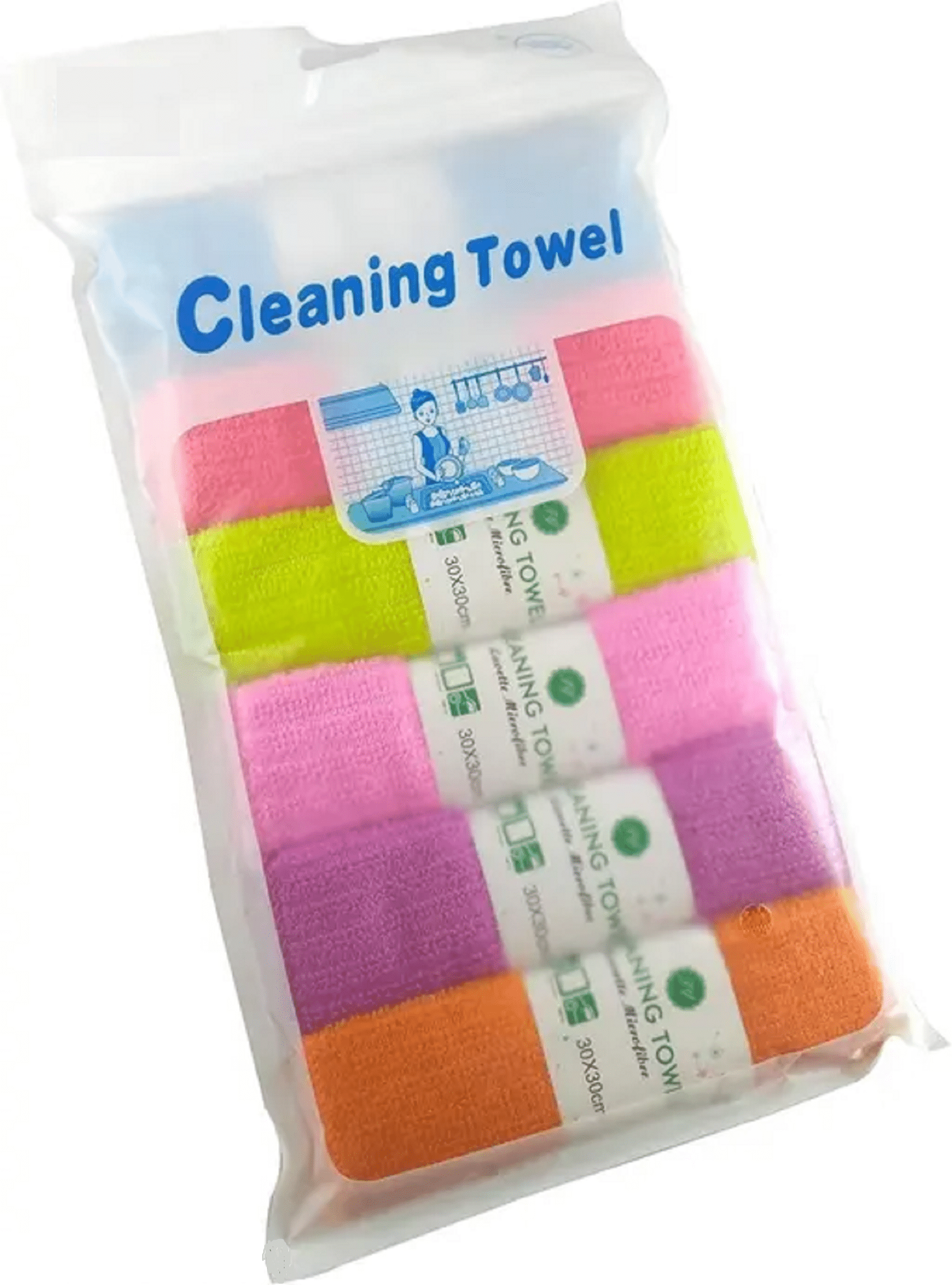     			forral Set of 6 Others Microfiber Kitchen Towel