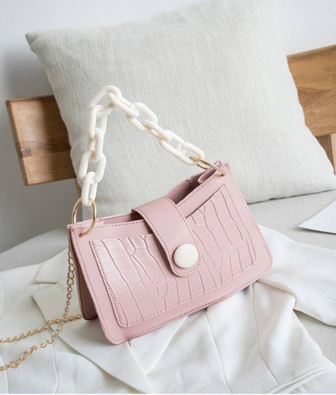     			gufrina Sling Bag PU Set of 1 ( Pink )