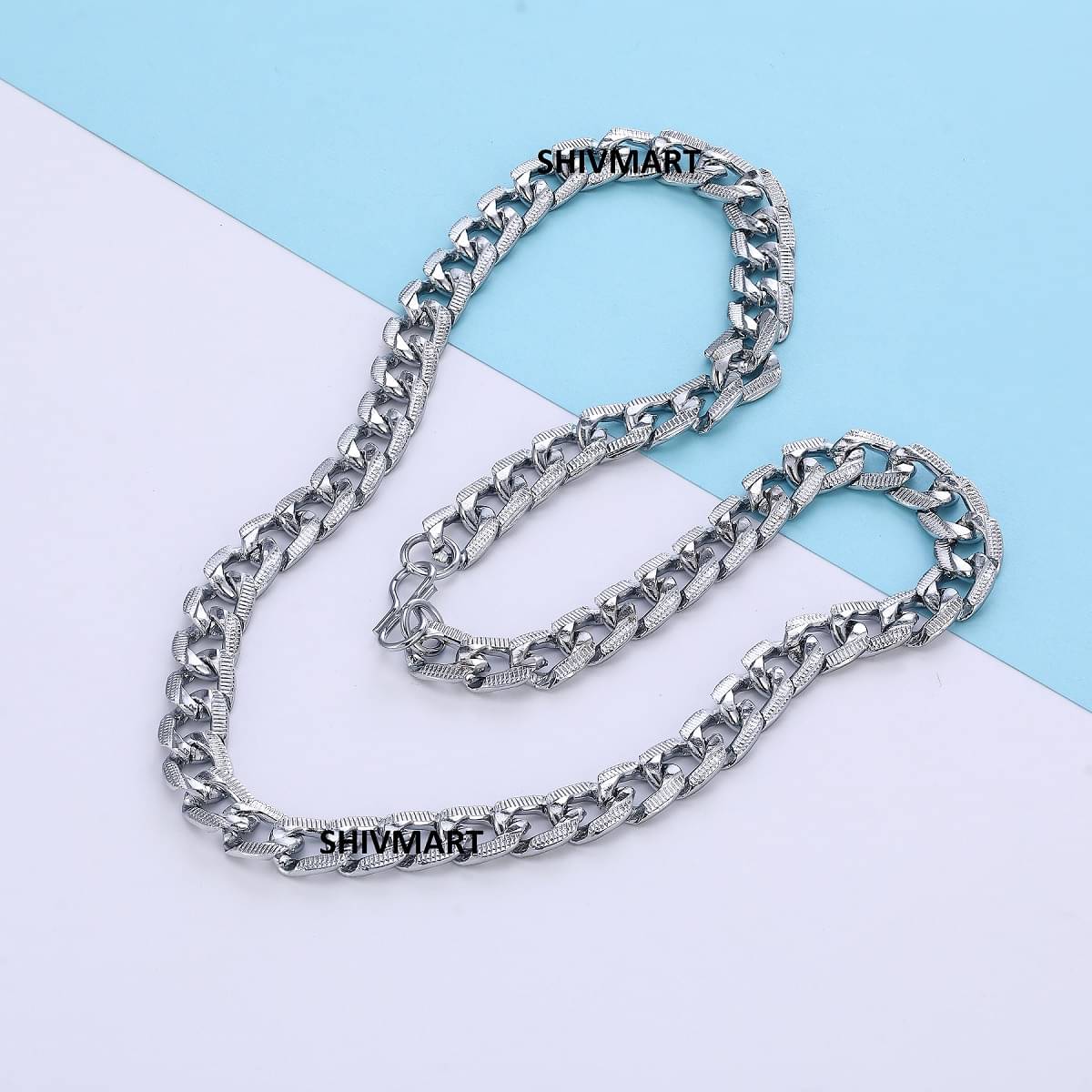 shivmart Silver Plated Chain ( Set of 1 ) shivmart Silver Plated Chain ( Set of 1 )