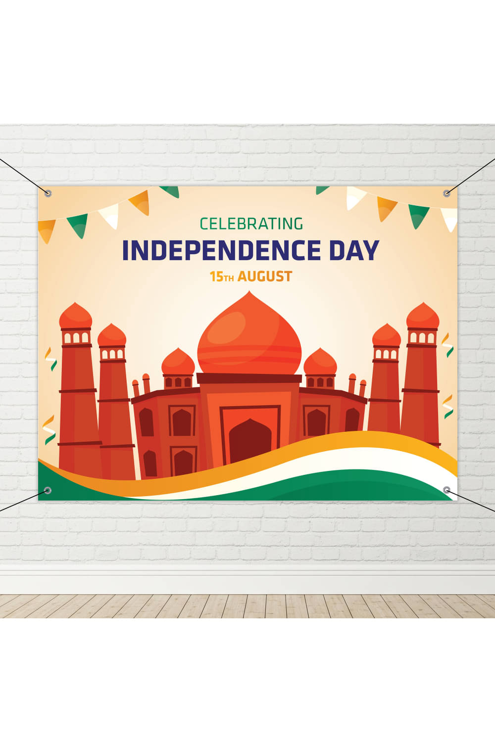     			1iAM Independence Day Flex 4x3ft - 1 Piece of 15th August Patriotic Flex Backdrop for Wall Decoration | Suitable for School, Collage, Community Hall, Club, Shopping Mall, Resturent, Shop, Army Camp