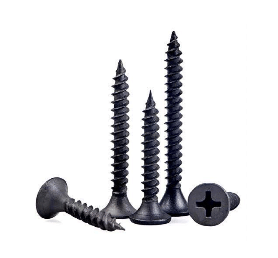 ADISON black gypsum head screws 3.5*25mm stainless steel heavy duty sharp end screws pack of 100 pcs and get 25 pcs free ADISON black gypsum head screws 3.5*25mm stainless steel heavy duty sharp end screws pack of 100 pcs and get 25 pcs free