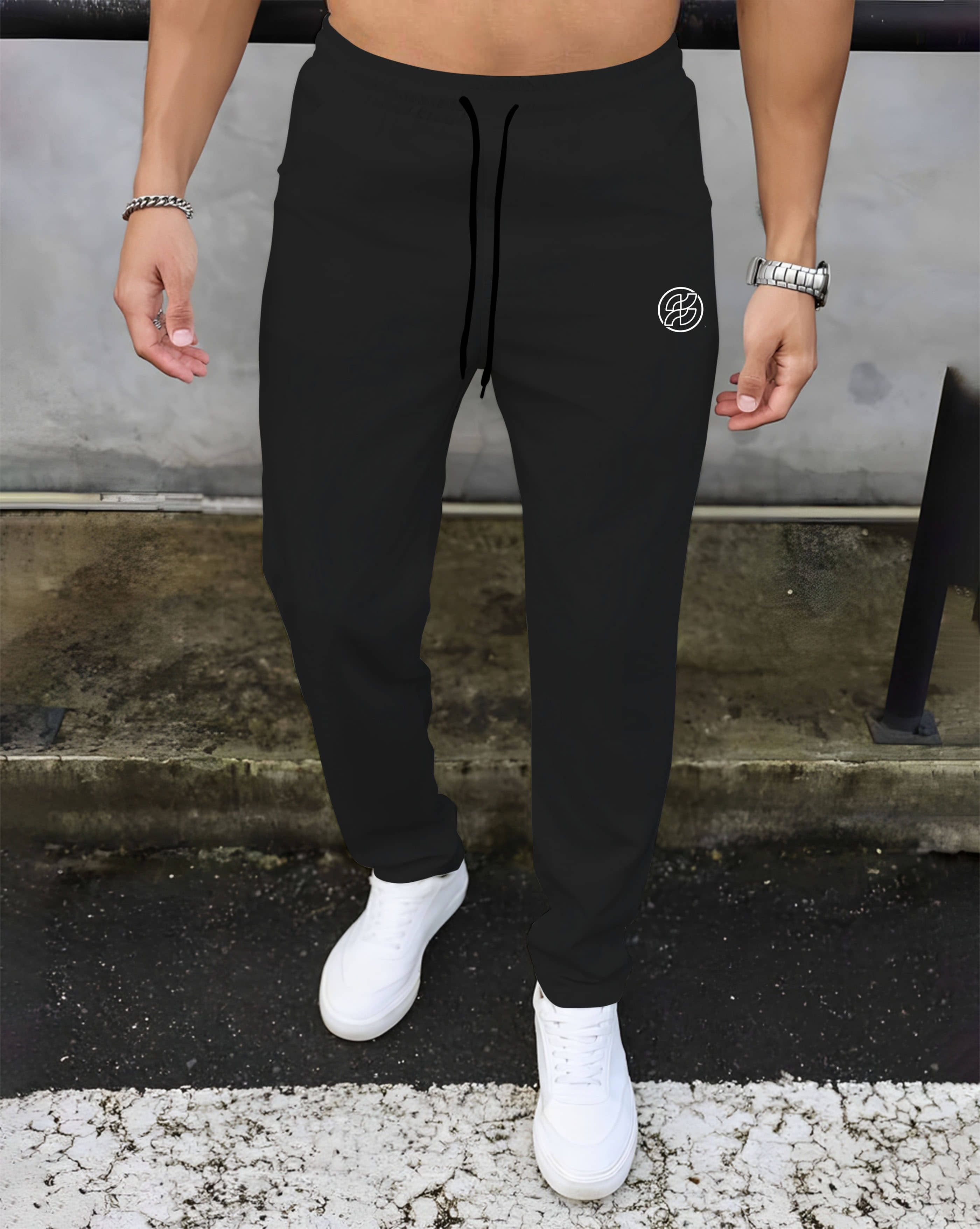 AUSK Beige Cotton Blend Men's Trackpants ( Pack of 1 )