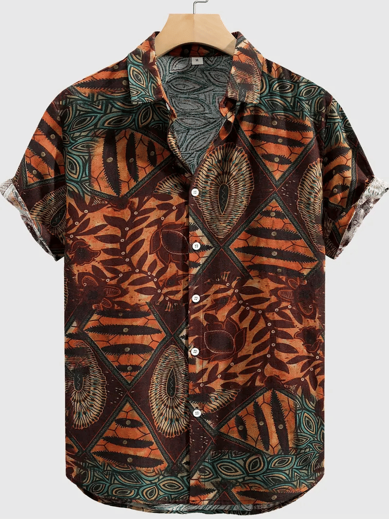     			AYARTH Rayon Regular Fit Solids Half Sleeves Men's Casual Shirt - Multicolor ( Pack of 1 )