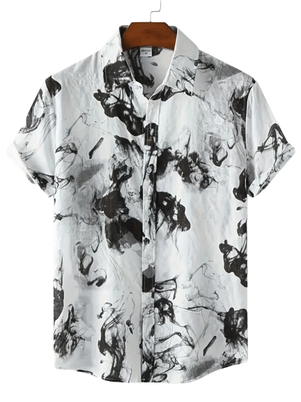     			AYARTH Rayon Regular Fit Solids Half Sleeves Men's Casual Shirt - White ( Pack of 1 )
