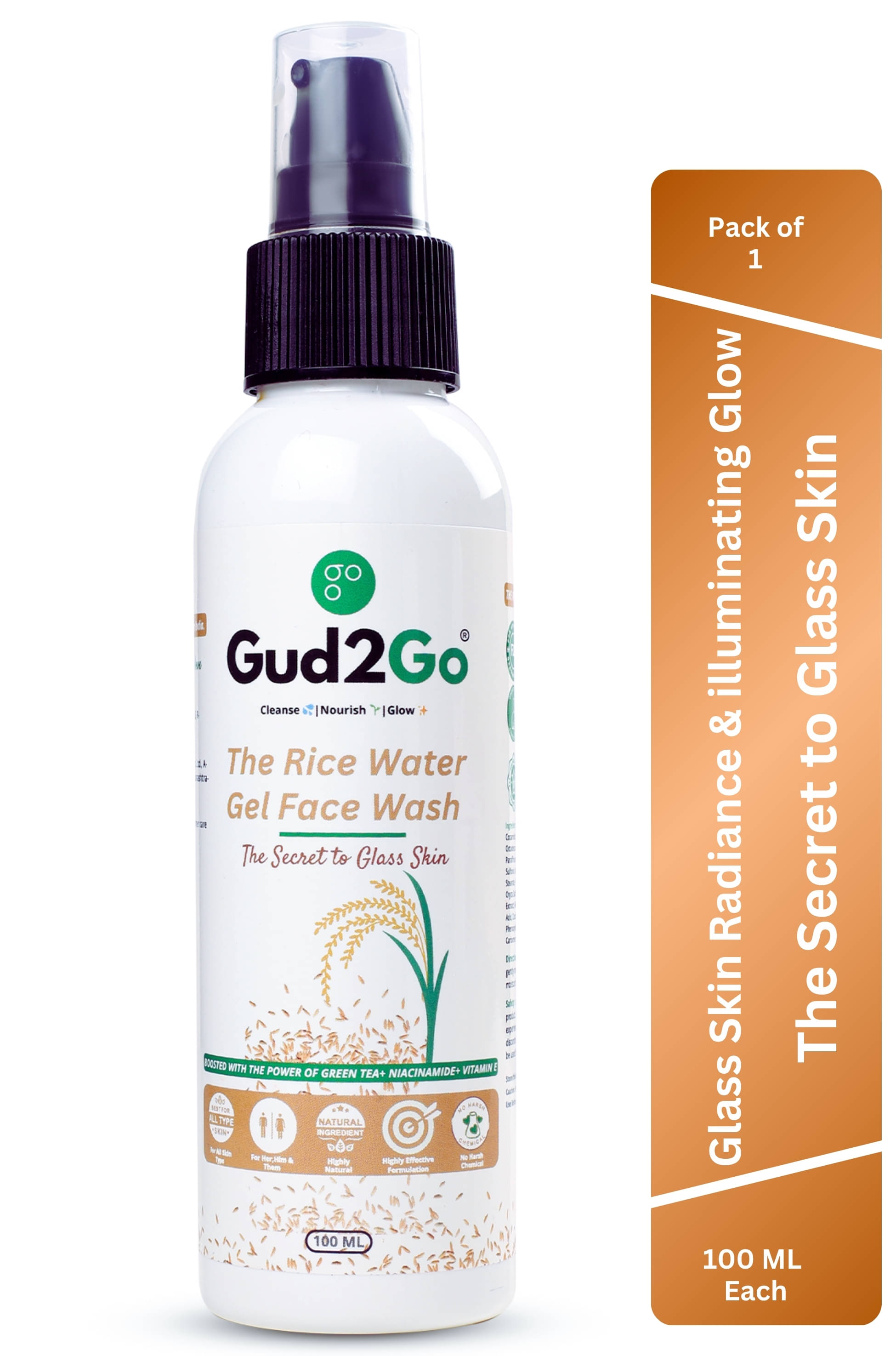 Gud2Go - Fine Lines and Wrinkles Reducing Face Wash For All Skin Type ( Pack of 1 ) Gud2Go - Fine Lines and Wrinkles Reducing Face Wash For All Skin Type ( Pack of 1 )