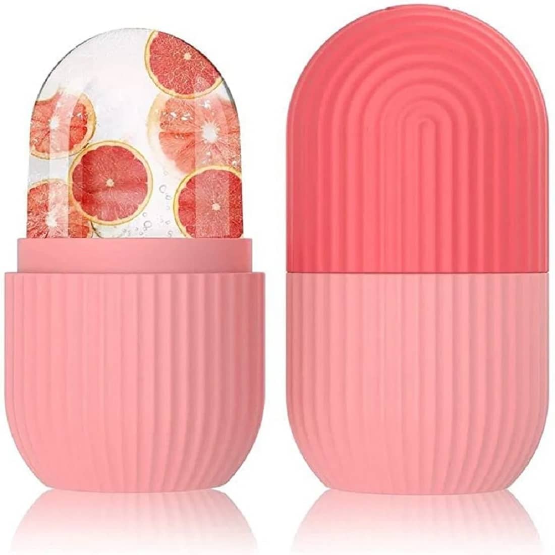 Ice Roller for Face, Ice Roller for Face Massager, Face Ice Roller for Men & Women, Ice Cube Roller for Glowing Skin & Puffy Eyes, Reusable & Unbreakable Multicolor