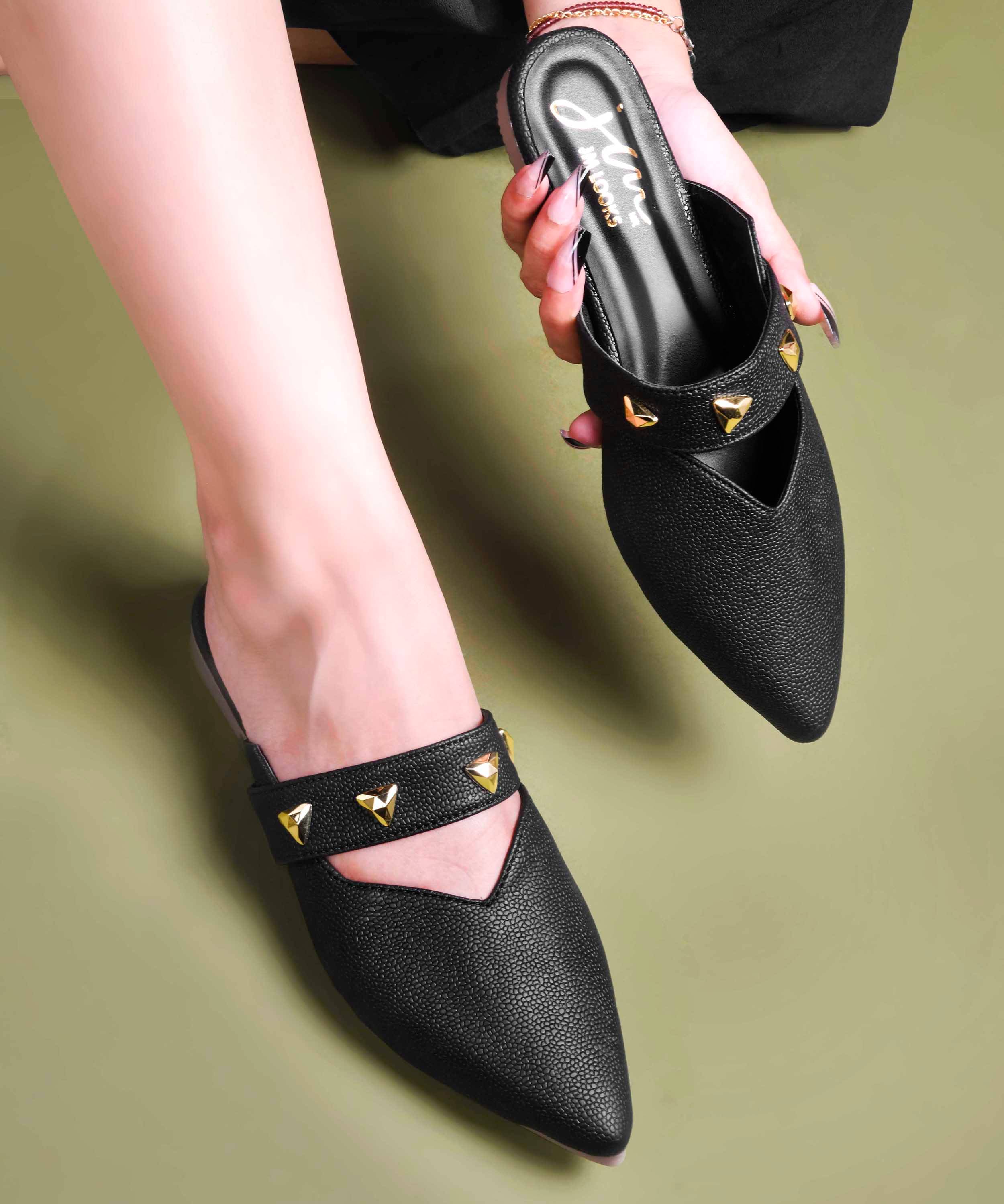     			JM Looks Black Women's Flats