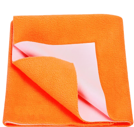     			KALRA MAGIC Orange Cotton ( 1 pcs) Bedding Sets