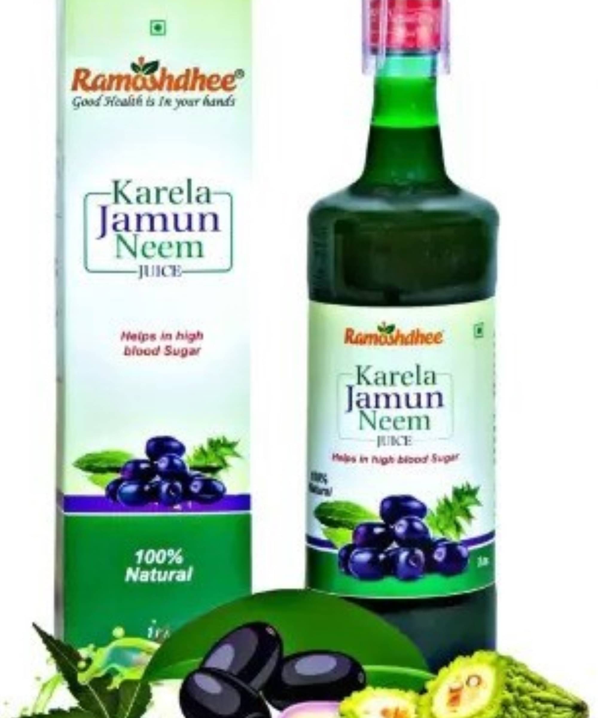     			Karela Jamun Neem Juice , Diabetic Care Juice | Diabetes Care | Controls Blood Sugar Naturally