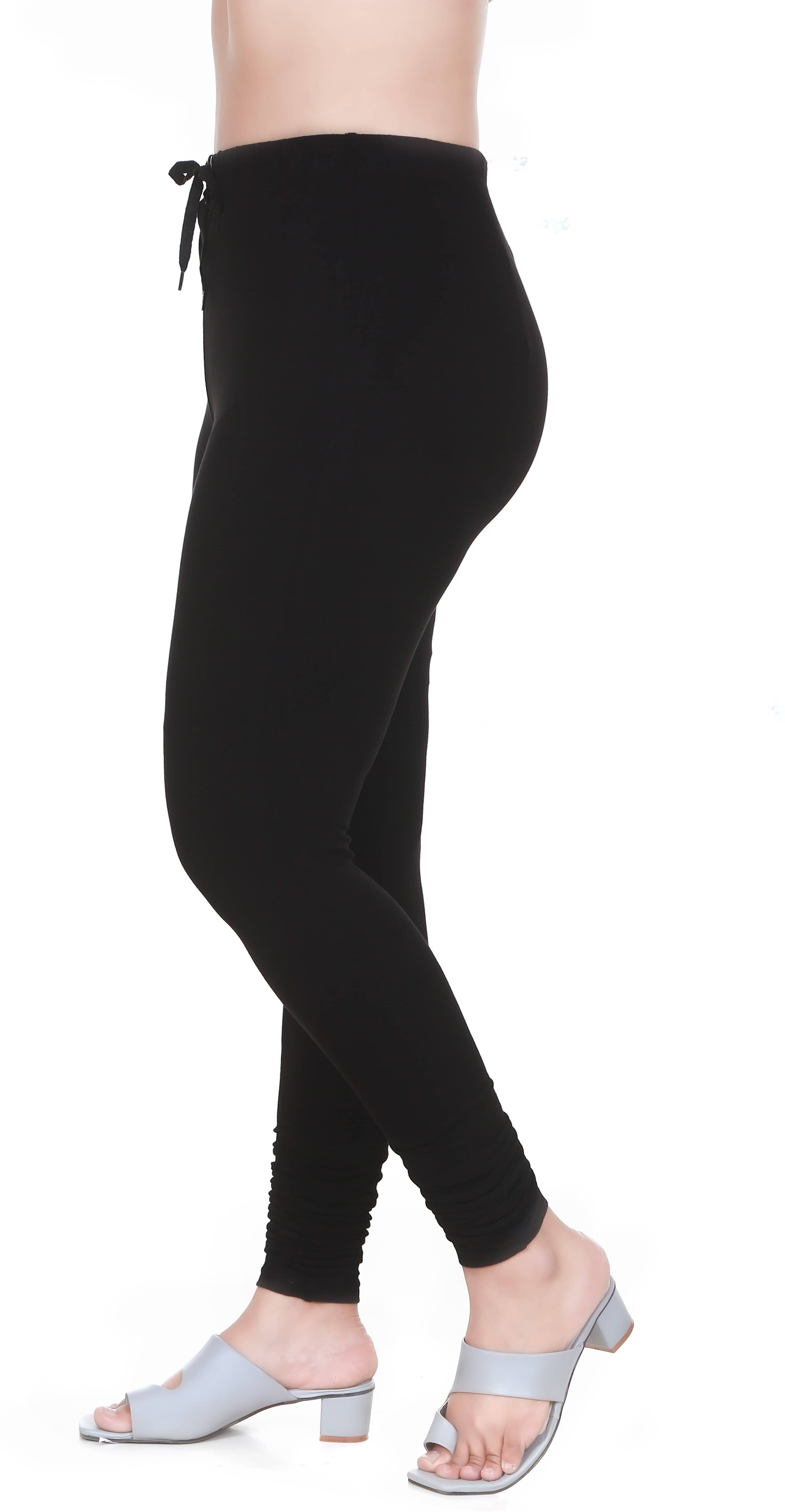     			MUKHAKSH Pack of 1 Girls Cotton Blend Legging ( Black )