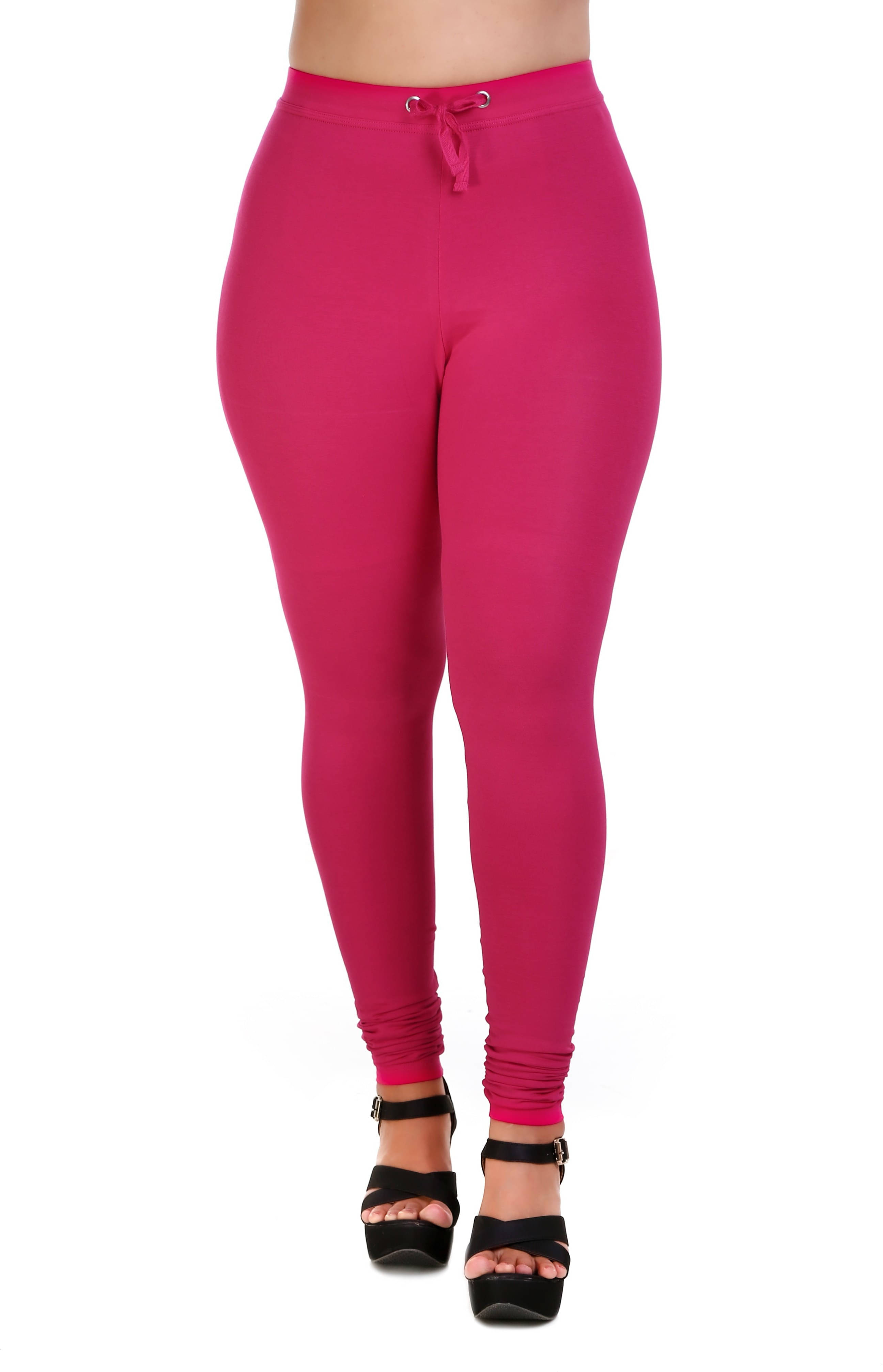     			MUKHAKSH Pack of 1 Girls Cotton Blend Legging ( Pink )