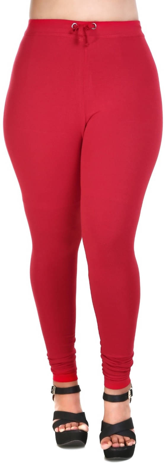     			MUKHAKSH Pack of 1 Girls Lycra Legging ( Red )