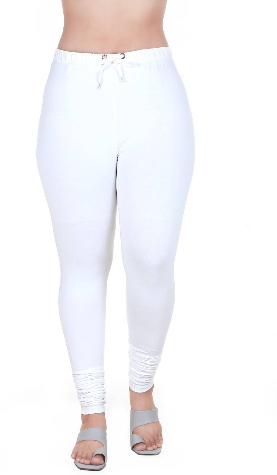     			MUKHAKSH Pack of 1 Girls Lycra Legging ( White )